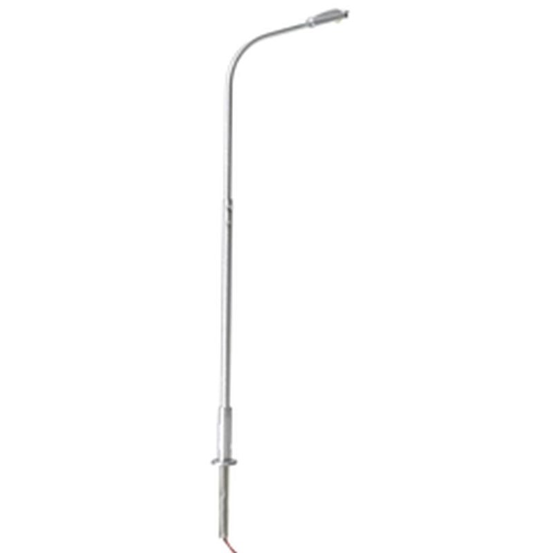 Atlas Railroad N Single Arm Streetlight Silver Warm Led (3-Pack)