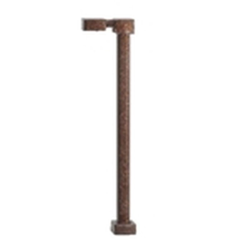 Atlas Railroad N Single Arm Square Light Bronze 15ft Warm LED (3-pack)