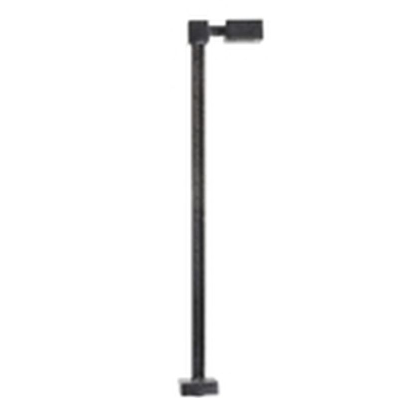 Atlas Railroad HO Single Arm Square Light Black 15ft Cool White LED (3-pack
