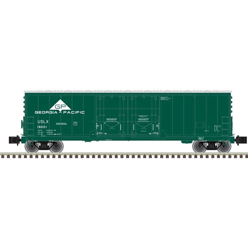 Atlas Railroad Z 53' Boxcar Georgia Pacific (USLX) -16020 Green/White