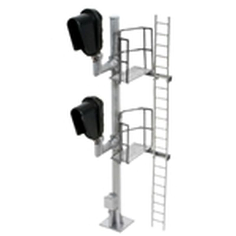 Atlas Railroad HO Signal Hooded Modern Double Head RH