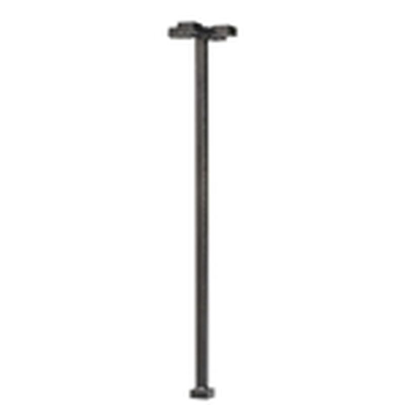 Atlas Railroad N Four Arm Square Light Black 30ft Warm LED (3-pack)