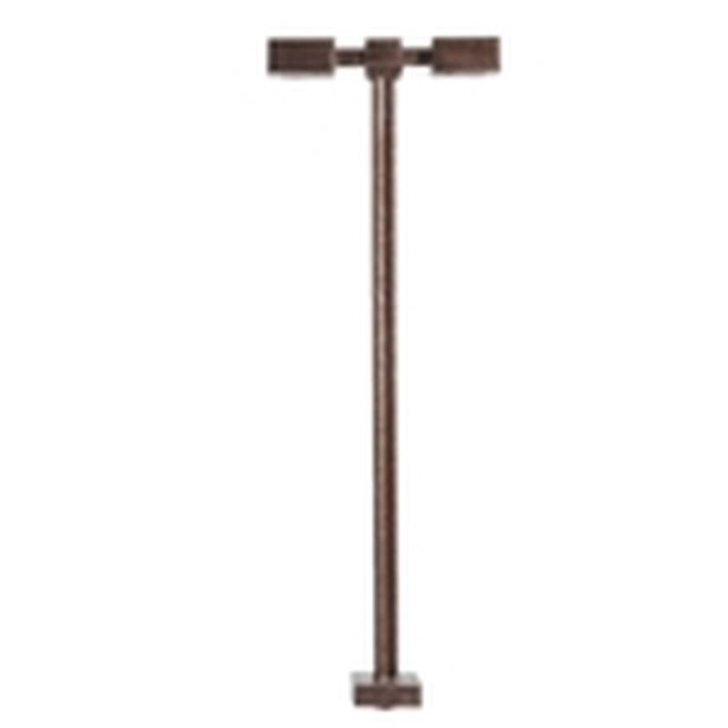 Atlas Railroad HO Double Arm Square Light Bronze 15ft Warm LED (3-pack)