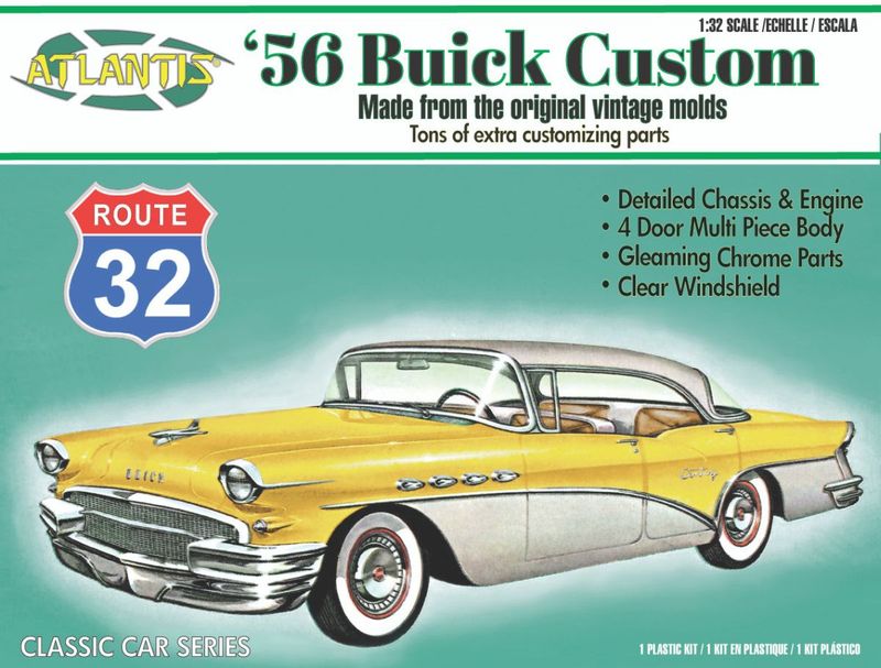 Atlantis Models 1956 Buick Century Customizing Kit