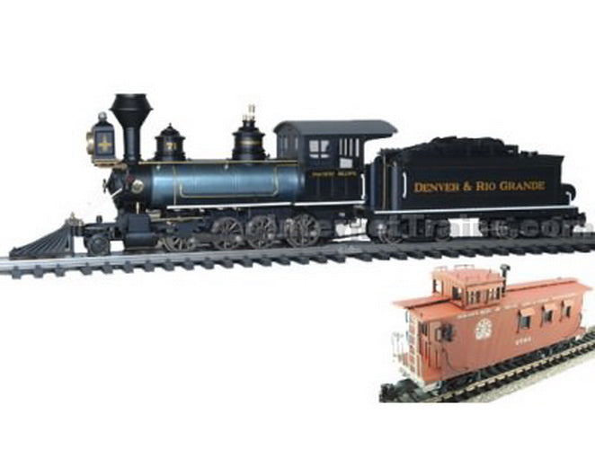 Aristo-Craft 80202C D&RGW C-16 Steam Loco. w/ Caboose