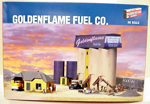 Walthers 933-3087 HO Scale Goldenflame Fuel Company Building Kit
