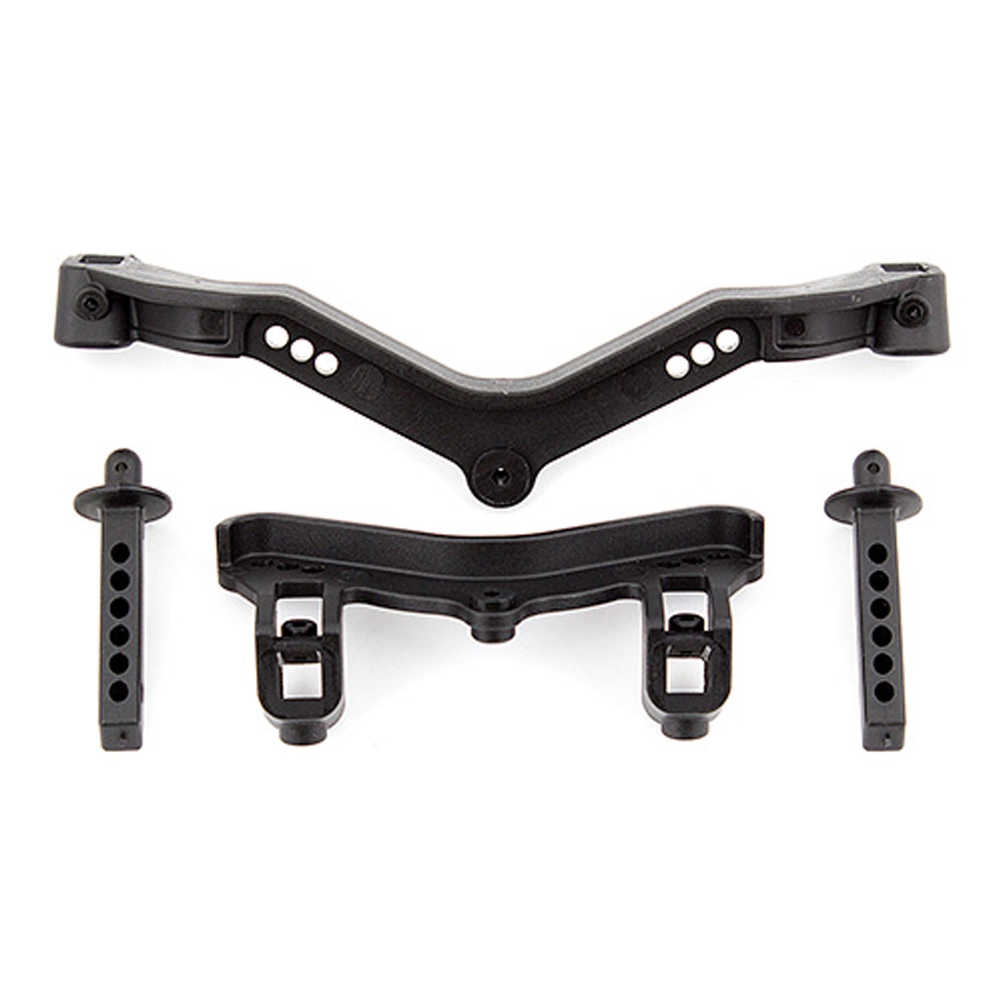Front Body Mounts and Posts for ProSC10 Trophy DB10 (ASC71035)