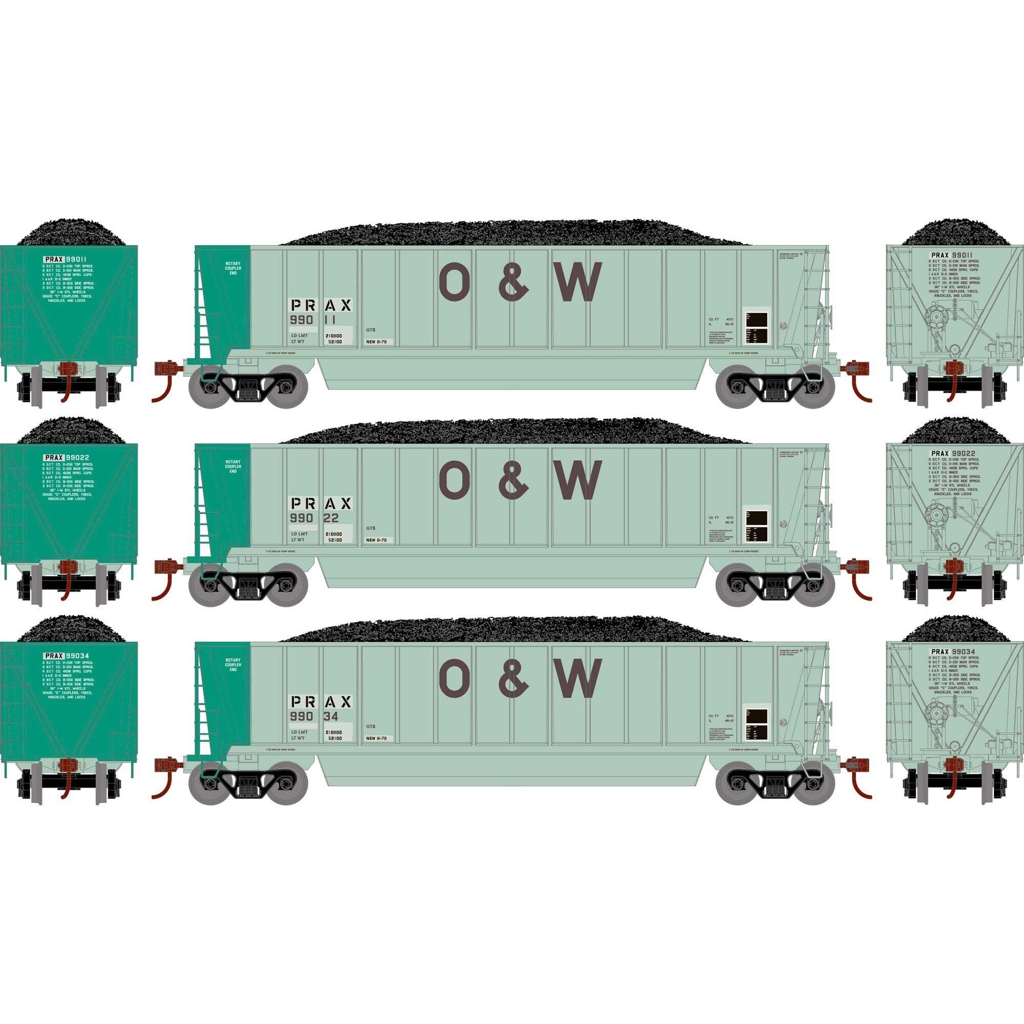 HO Berwick Bathtub Gondola Primed For Grime Model (ATH-1402)