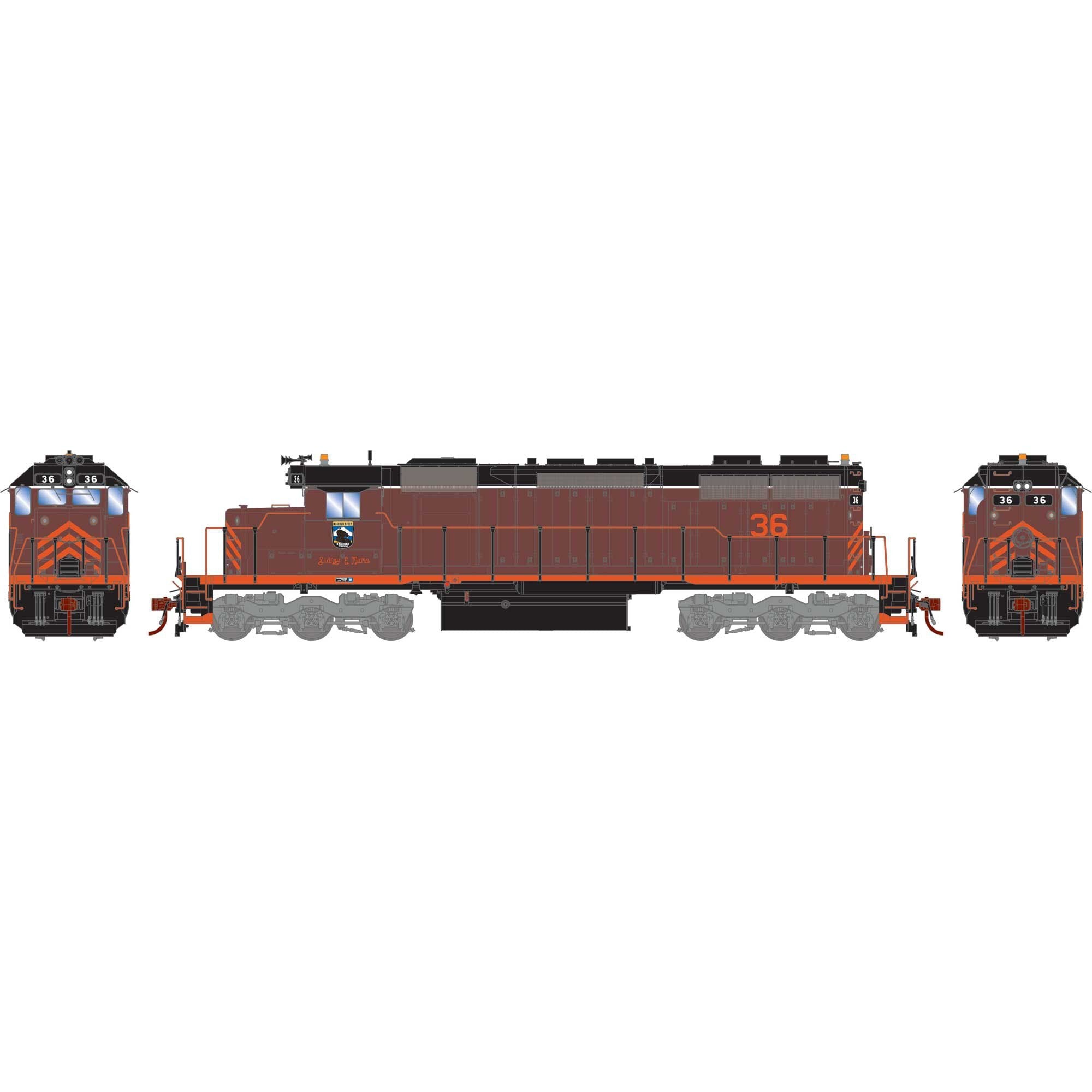 HO EMD SD38 Locomotive MR #36 (ATH-1429)