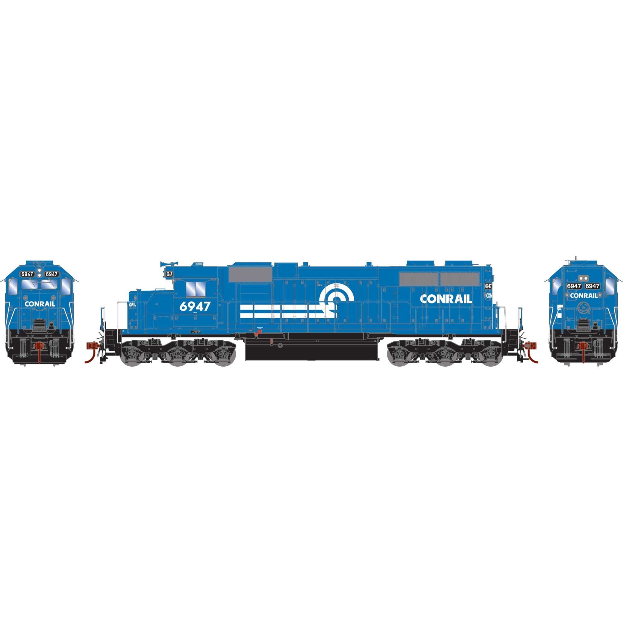 HO EMD SD38 Locomotive with DCC and Sound, CR #6947 (ATH-1445)