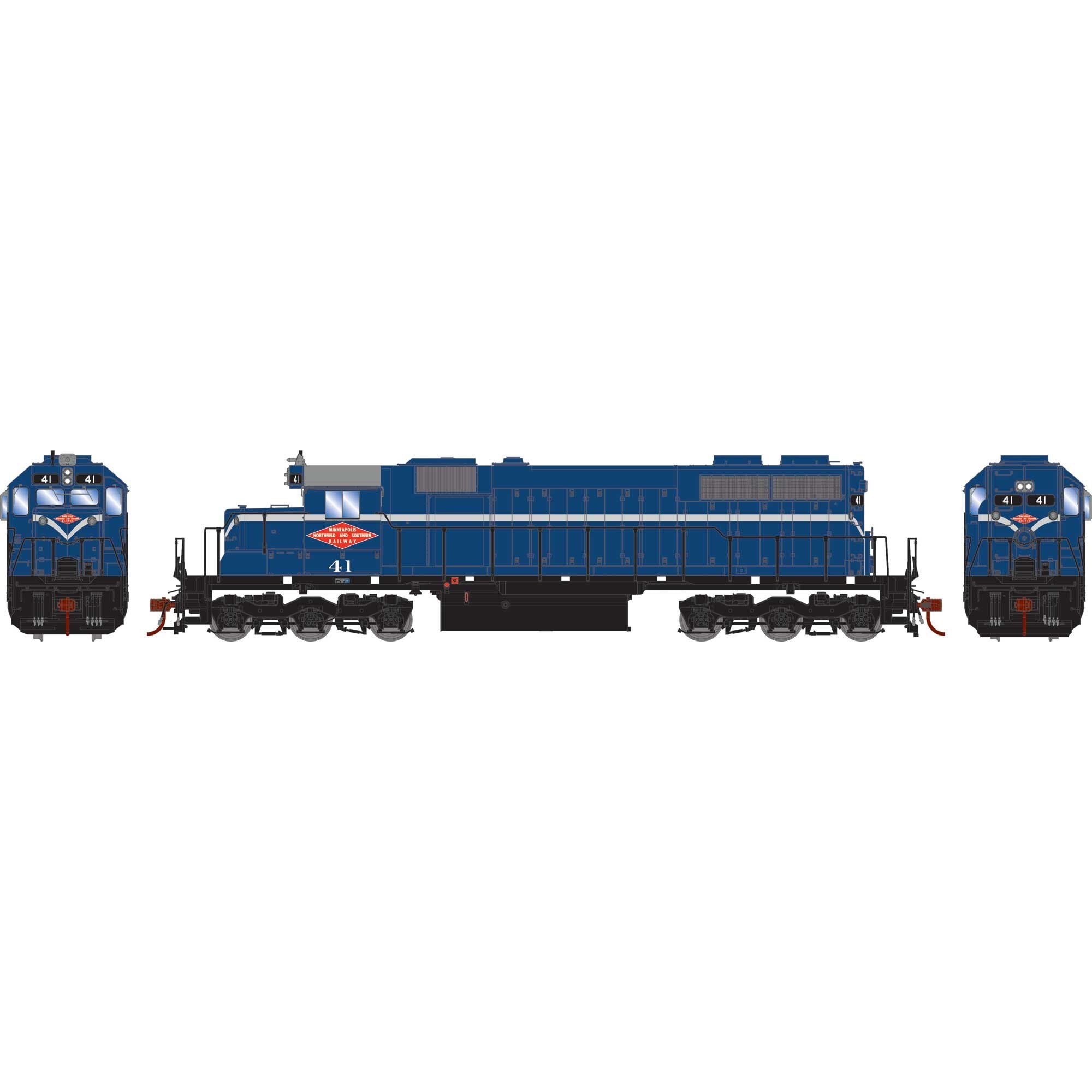 HO EMD SD39 Locomotive with DCC and Sound, MNS #41 (ATH-1458)