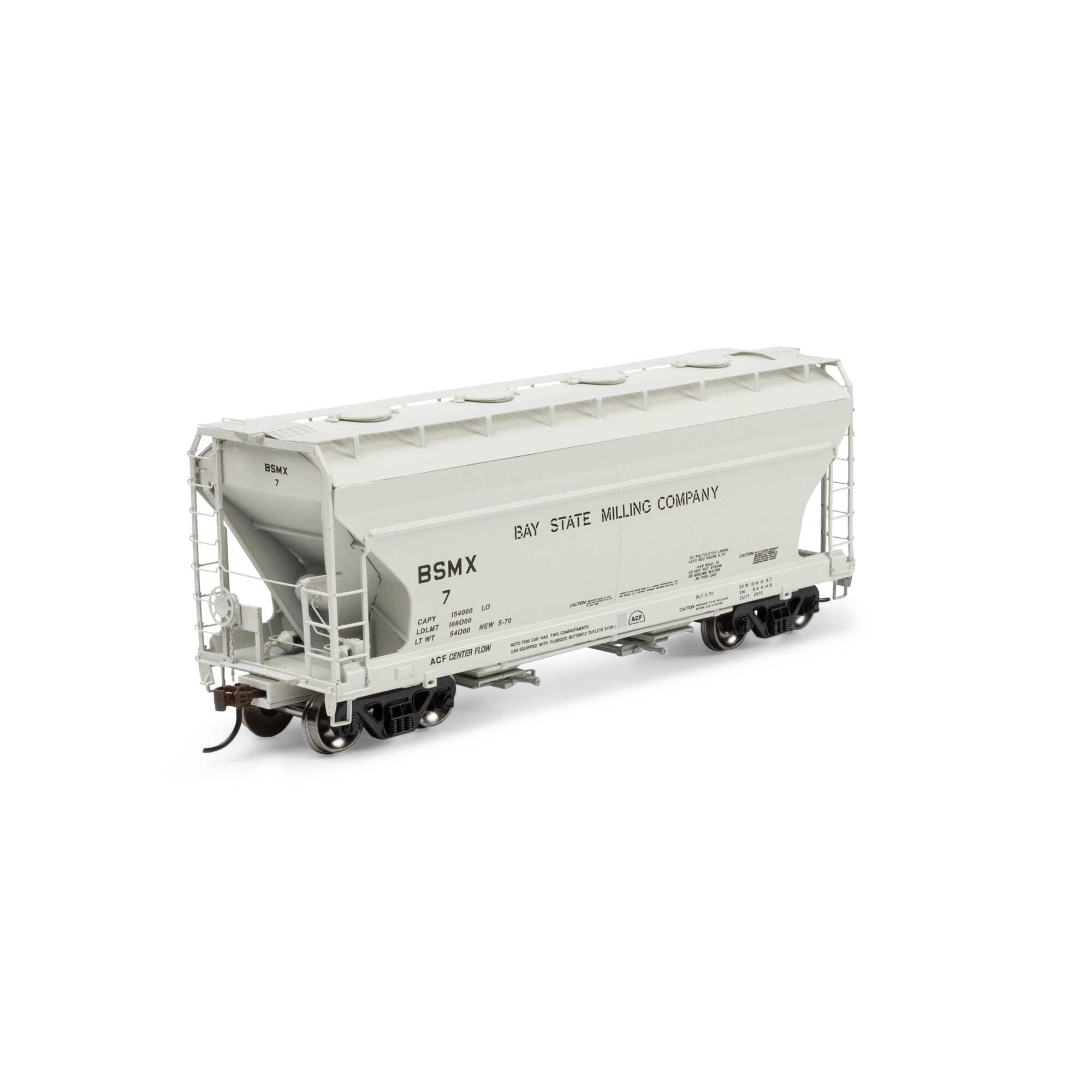 HO ACF 2970 Covered Hopper BSMX #7 (ATH-1692)