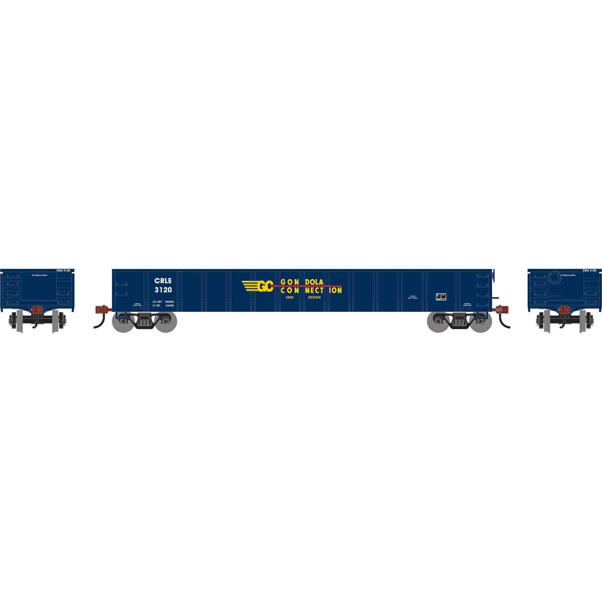 HO 52' Mill Gondola CRLE #3120 (ATH-1871)