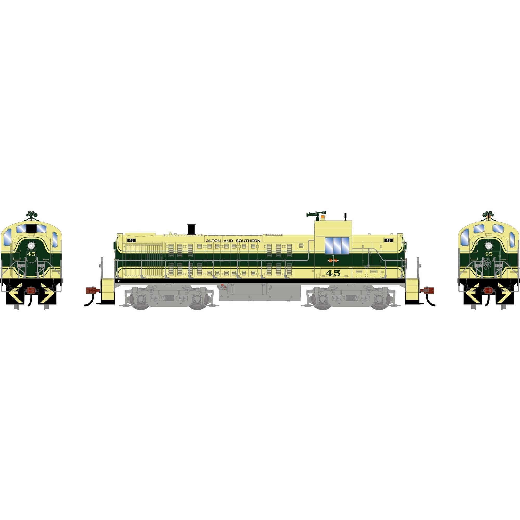 HO RS-3 Locomotive with DCC and Sound AS #45 (ATH-2170)