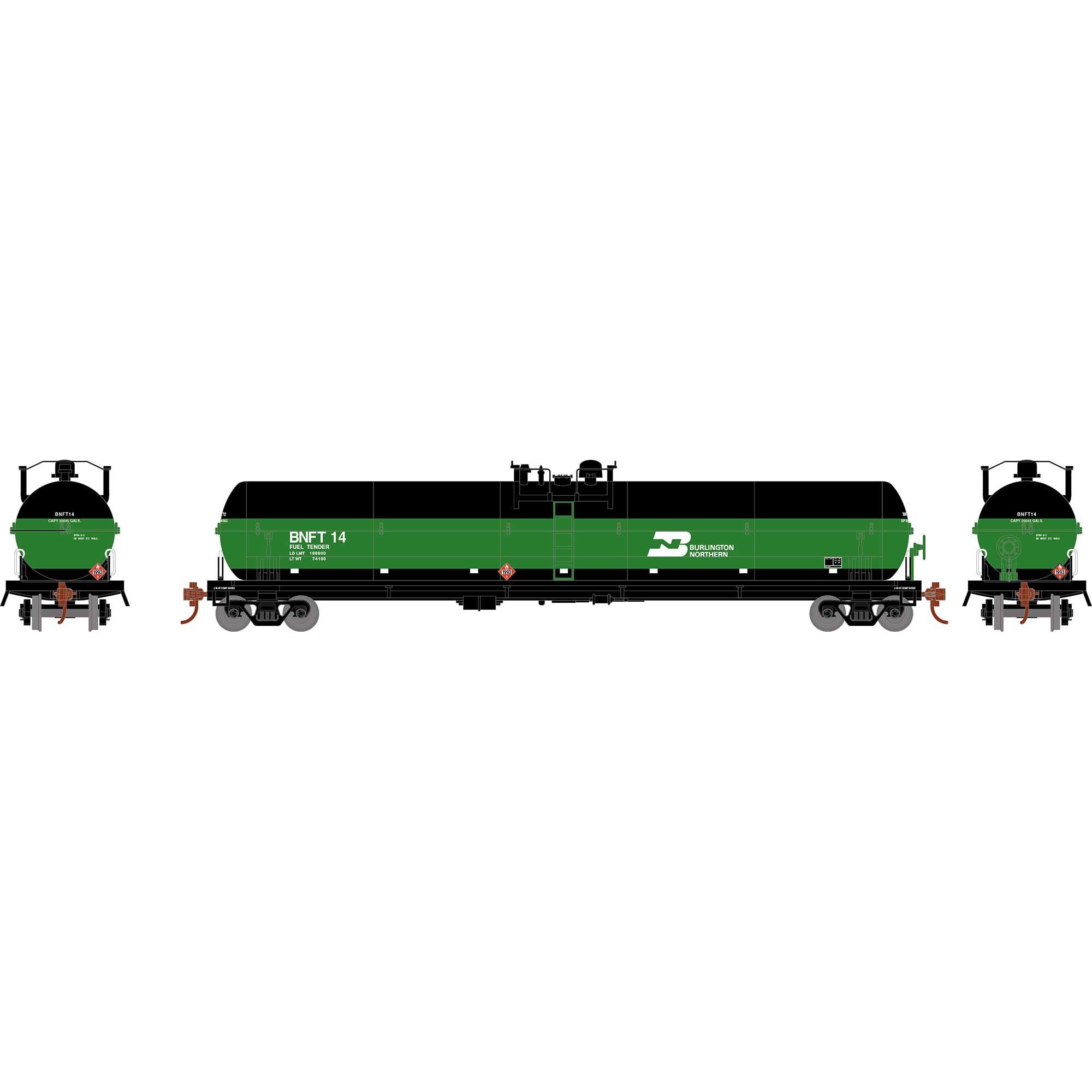 HO ATH 62' Tank Car BNFT #14 (ATH-2201)