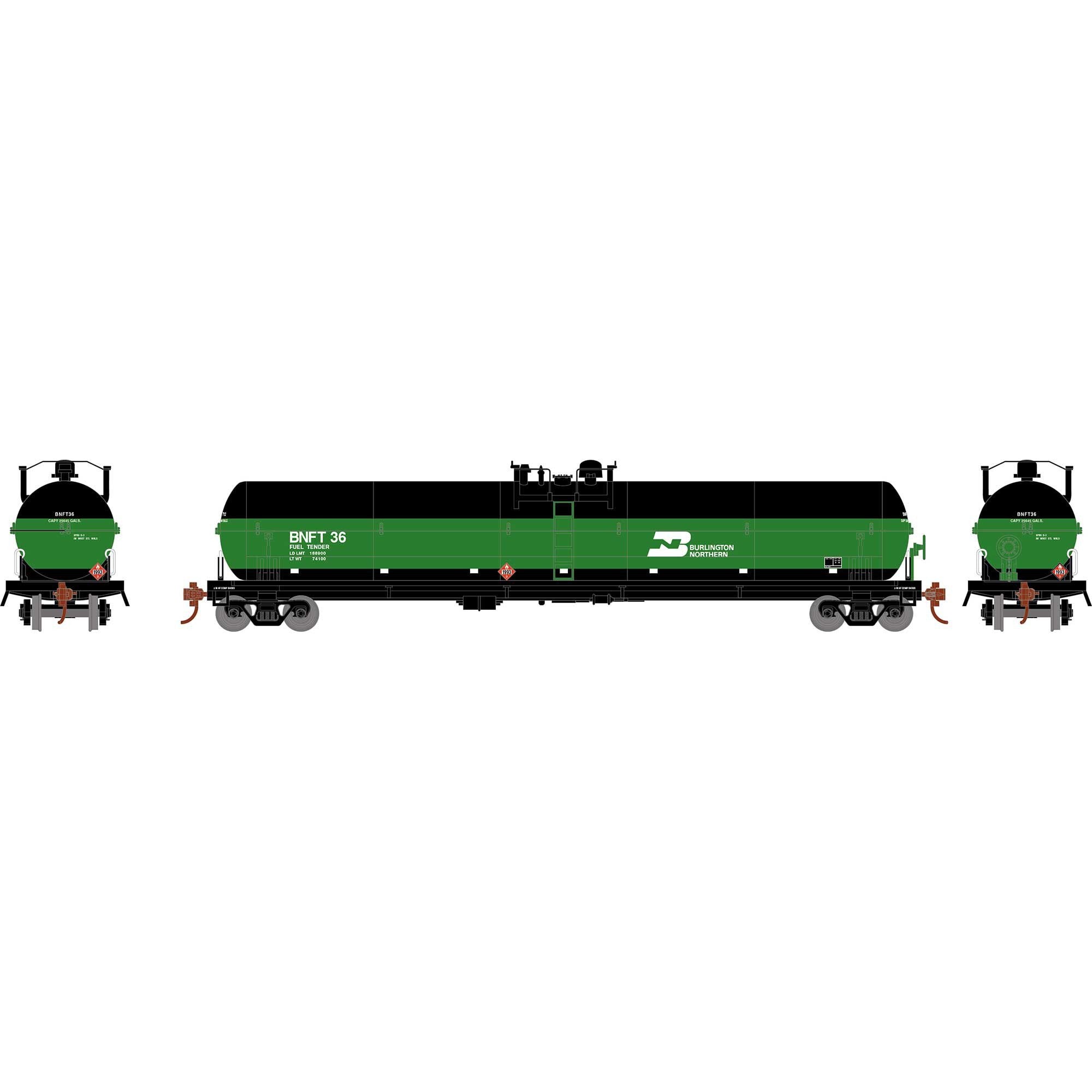 HO 62' Tank Car BNFT #36 (ATH-2203)