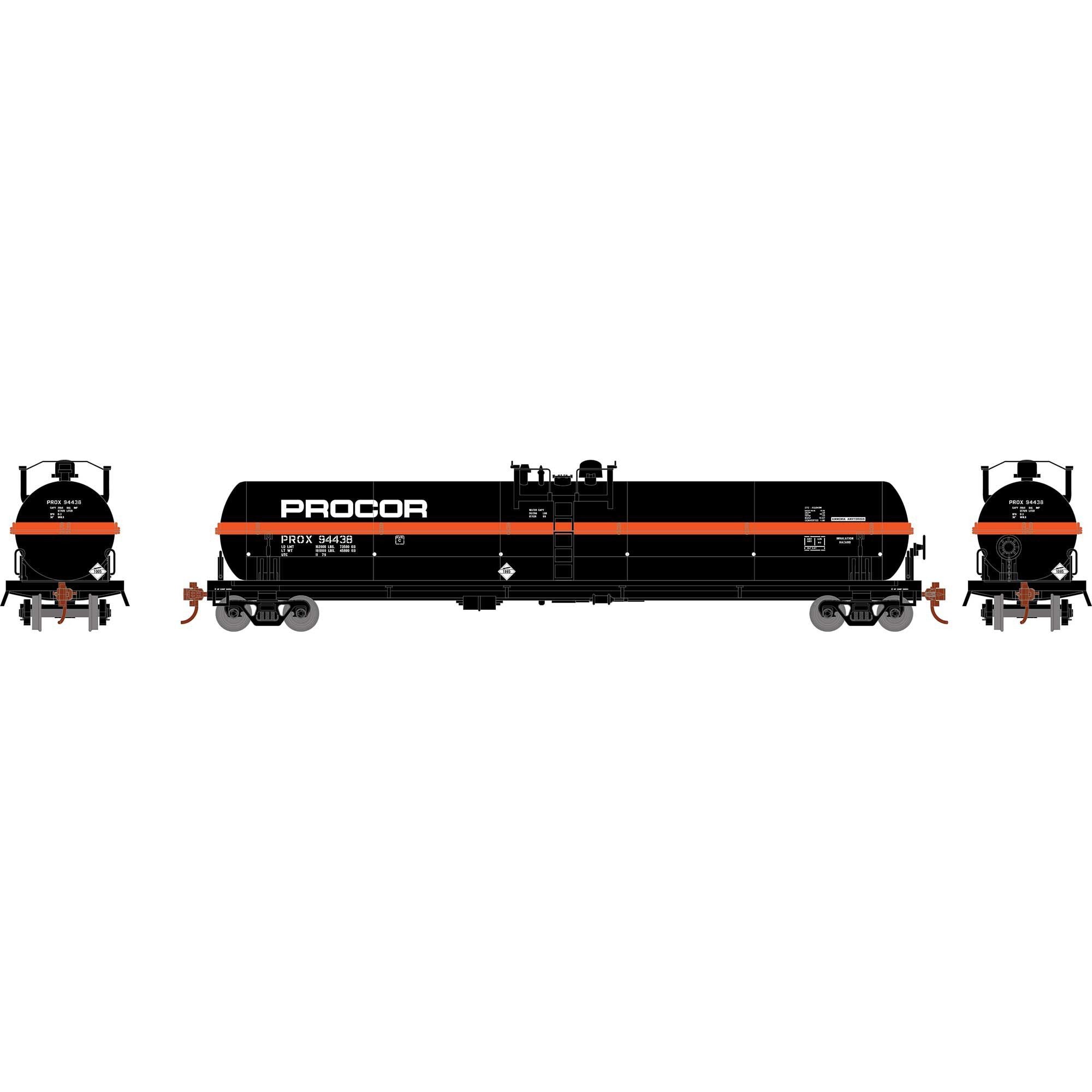HO 62' Tank Car PROX #94438 (ATH-2206)