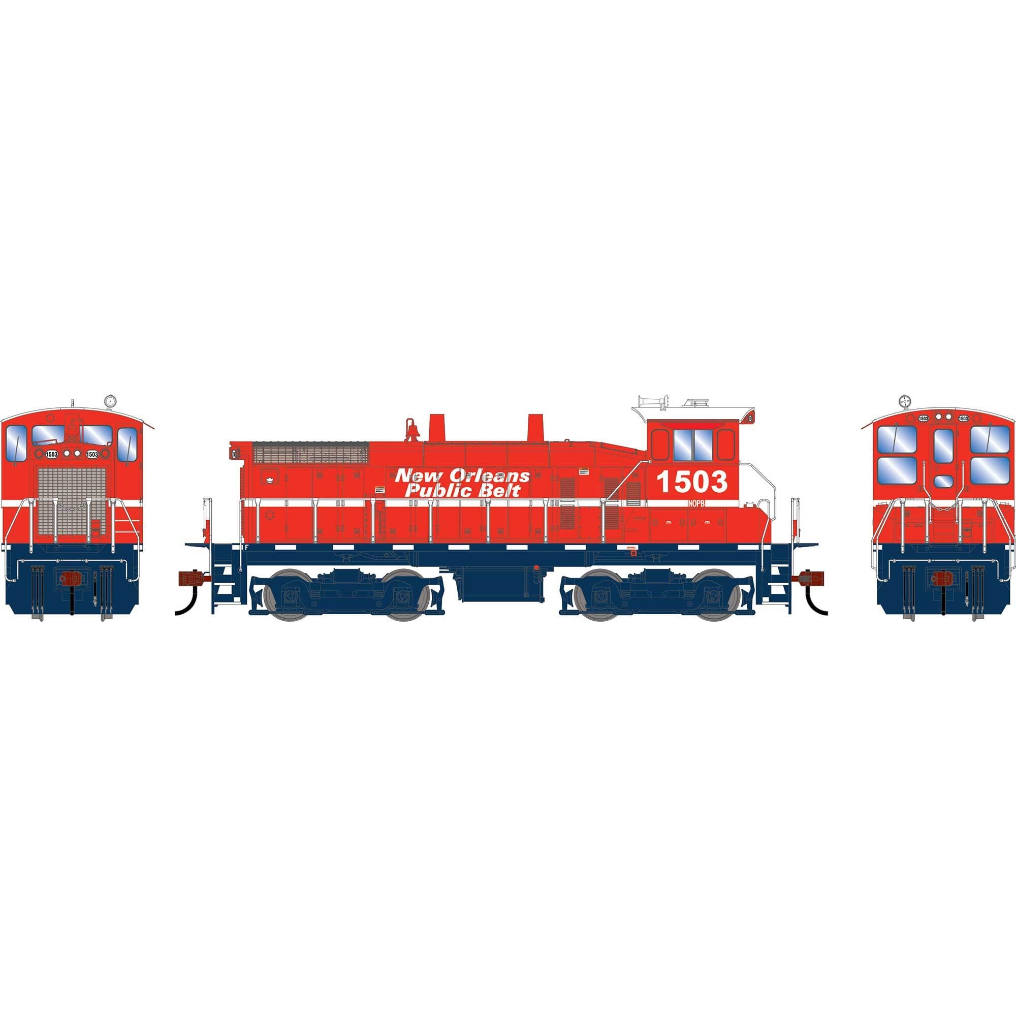 HO SW1500 Locomotive NOPB #1503 (ATH-2526)