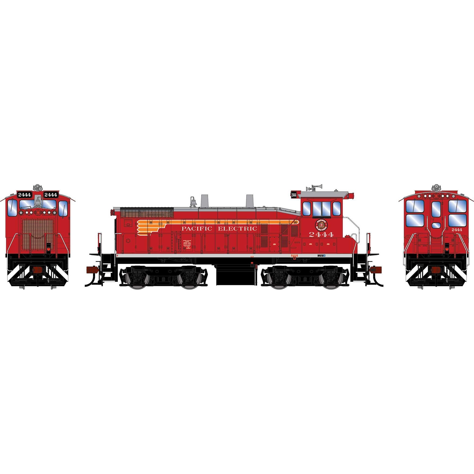 HO Scale Athearn SW1500 Locomotive w/DCC & Sound - PE #2444 (ATH-2547)