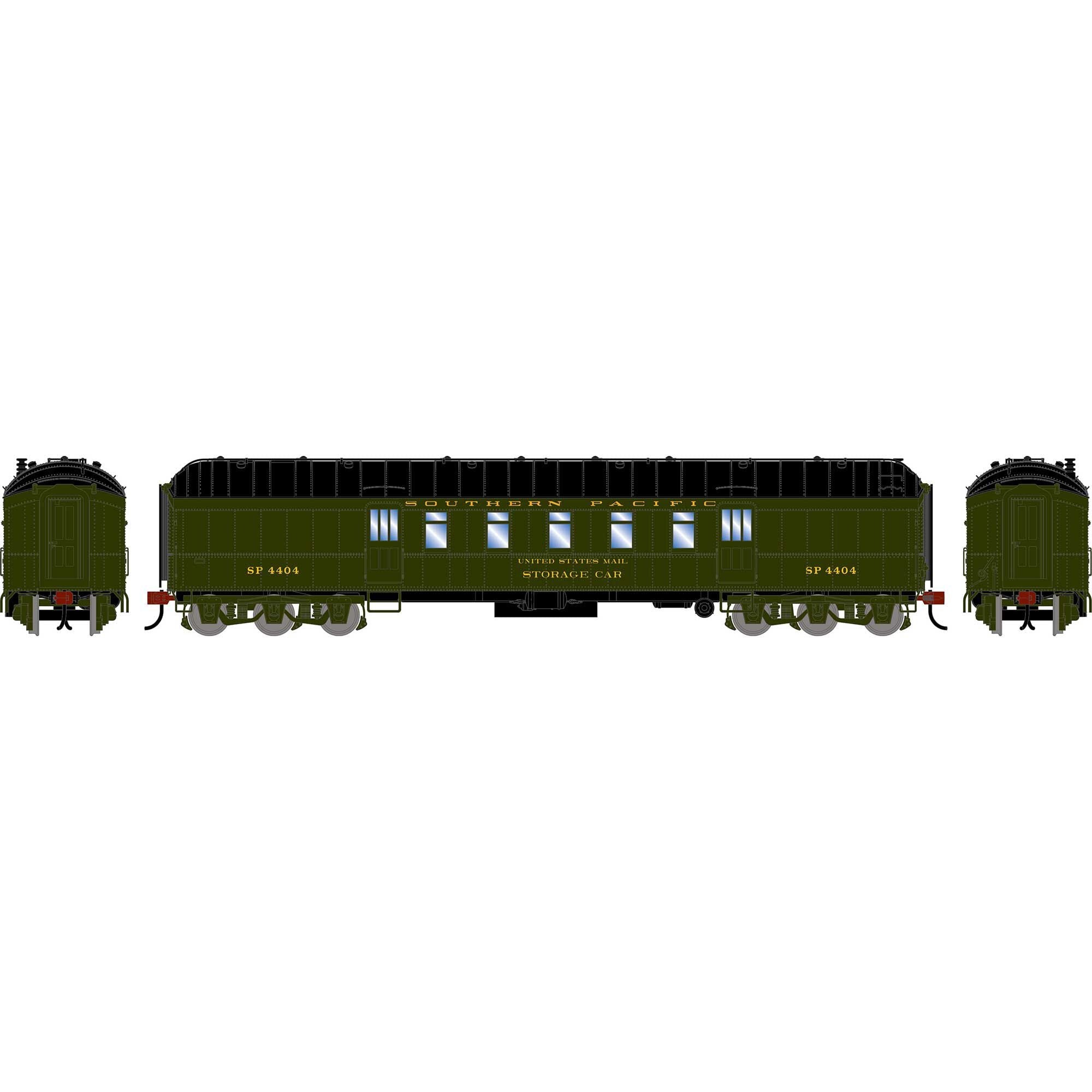 HO 60' Pullman Common Standard Postal Storage Car SP #4404 (ATH-2587)