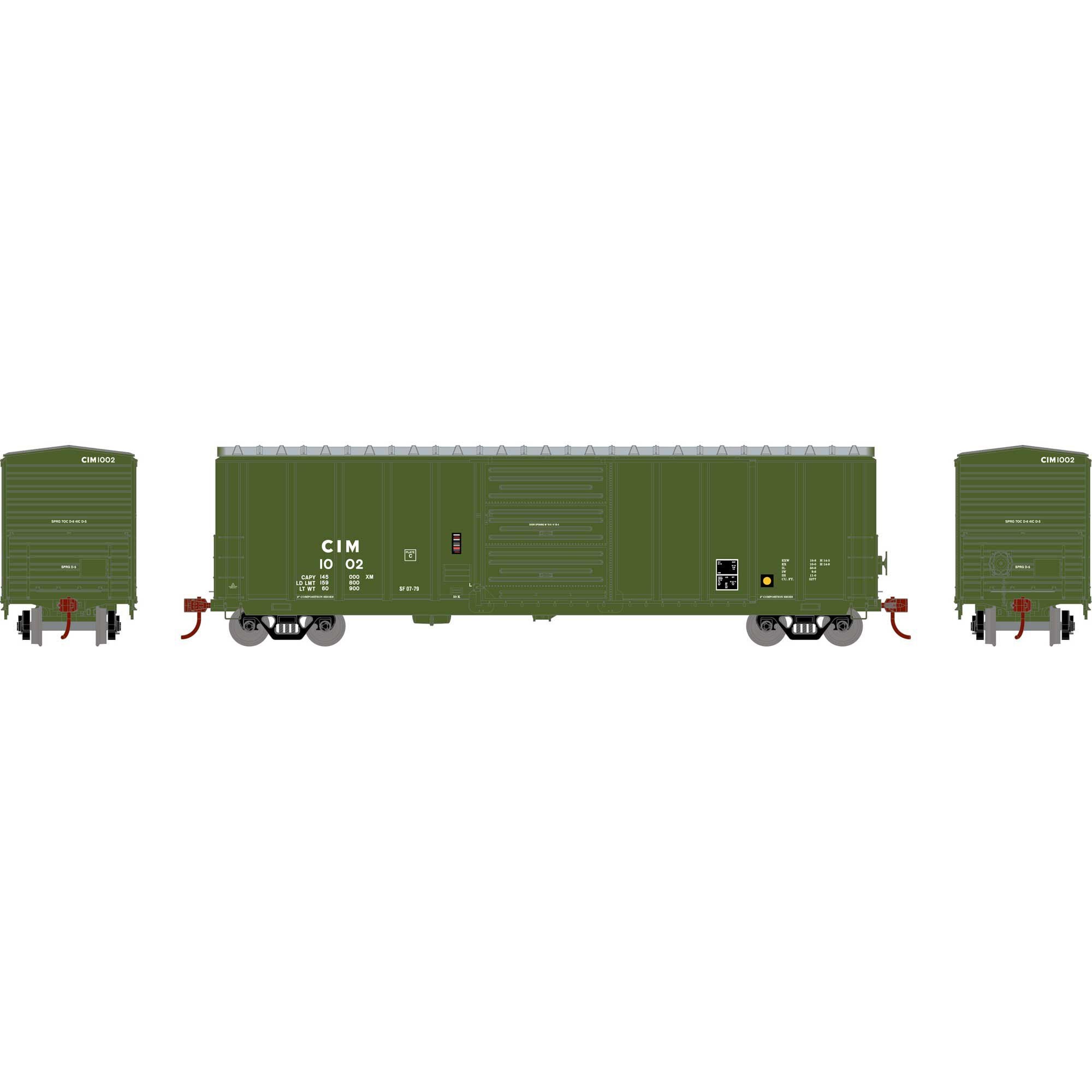 HO 50' PS 5277 Box Car C&IM #1002 (ATH15955)