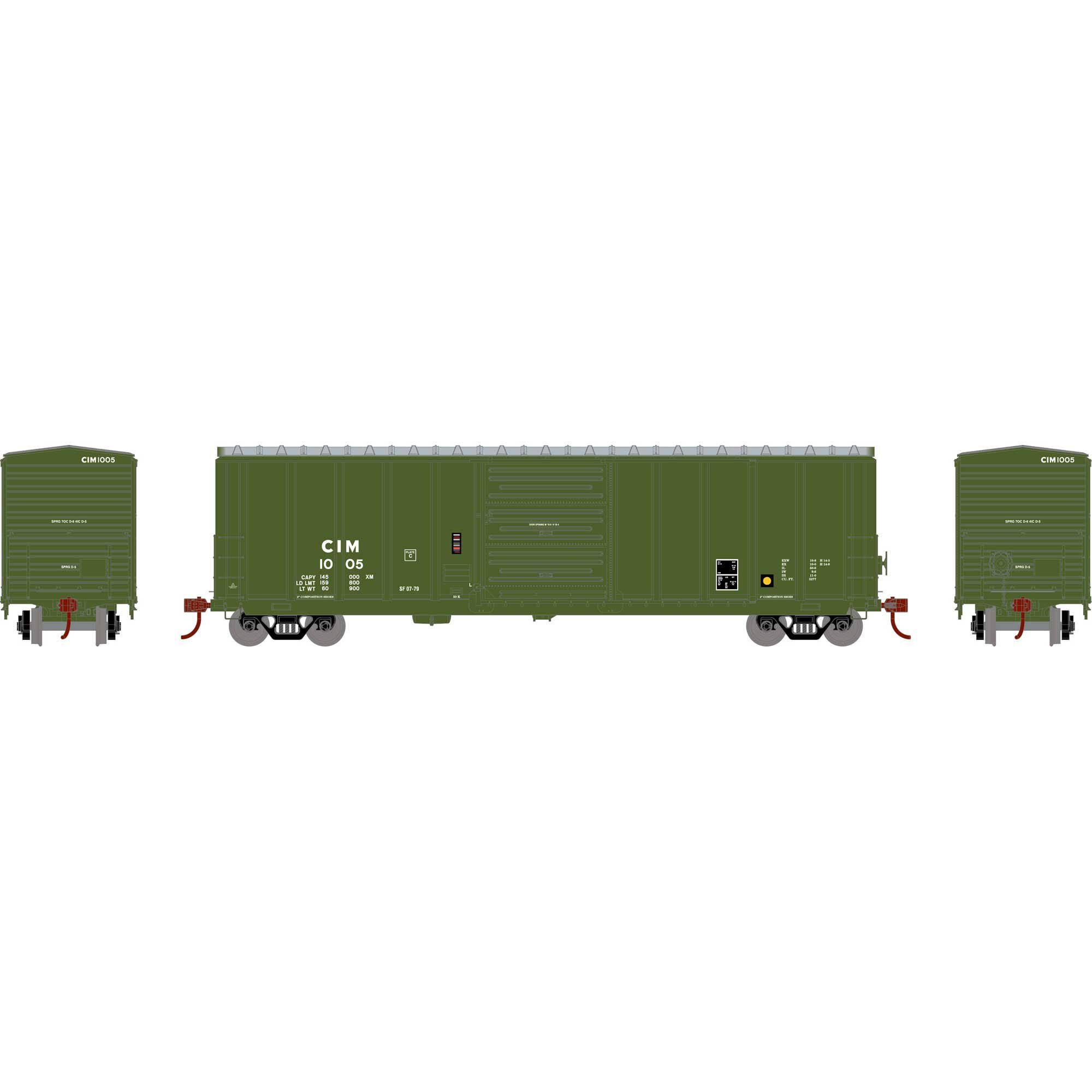 HO 50' PS 5277 Box Car C&IM #1005 (ATH15956)