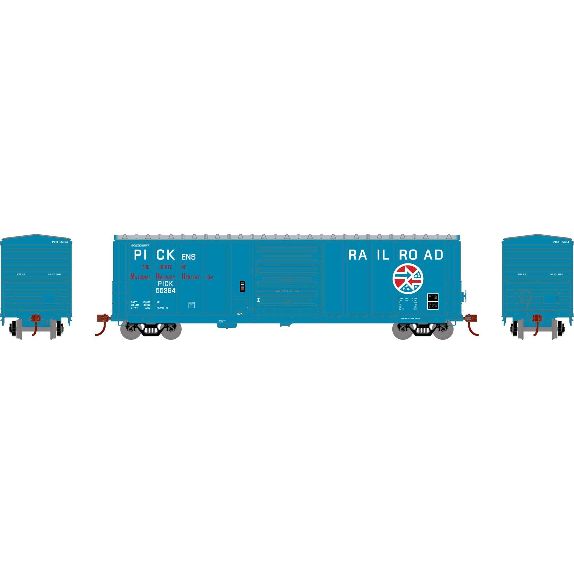HO 50' Pullman Standard 5277 Box Car (ATH15961)