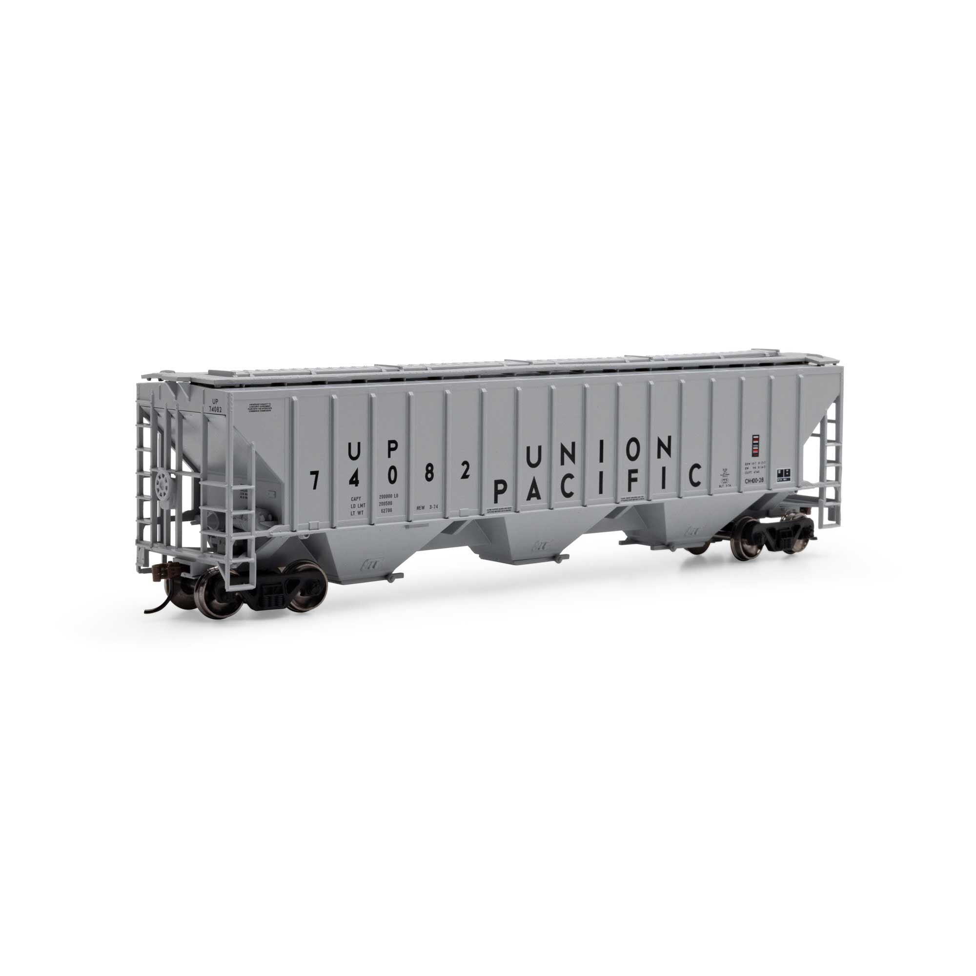 HO PS4740 Covered Hopper Union Pacific 74082 (ATH22261)