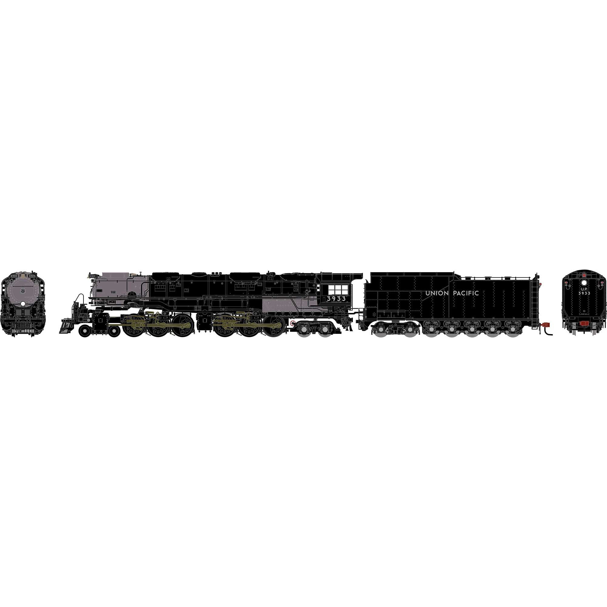 Union Pacific 4-6-6-4 Challenger UP #3933 Steam Locomotive (ATH25542)
