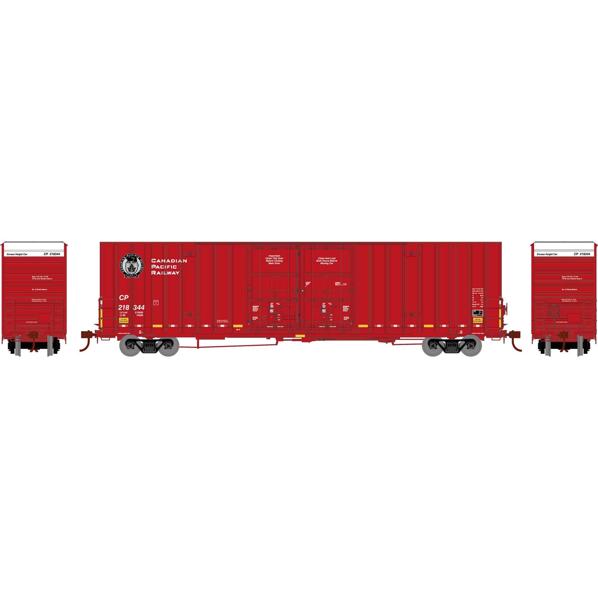 HO 60' Gunderson Boxcar CPR #218344 (ATH75317)