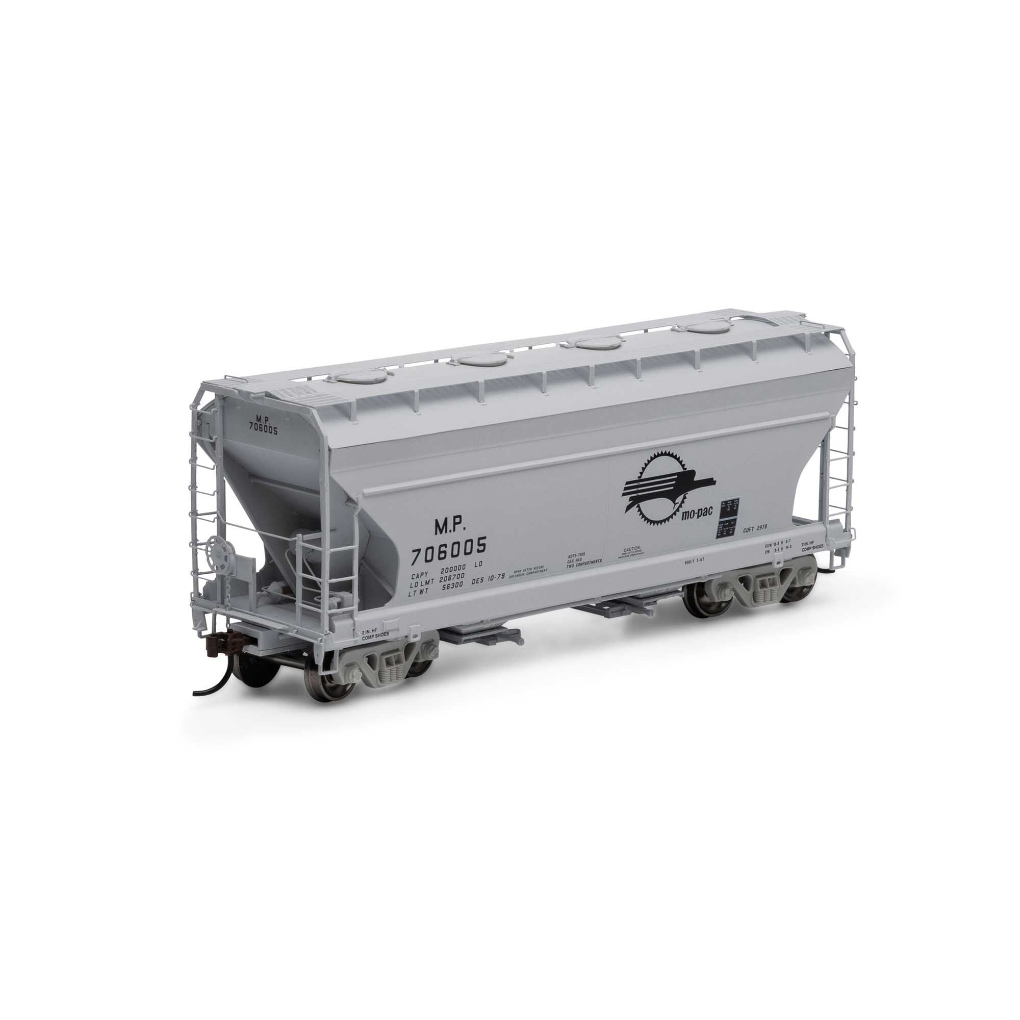 HO ACF 2970 Covered Hopper MP #706005 Plastic Model (ATH81068)