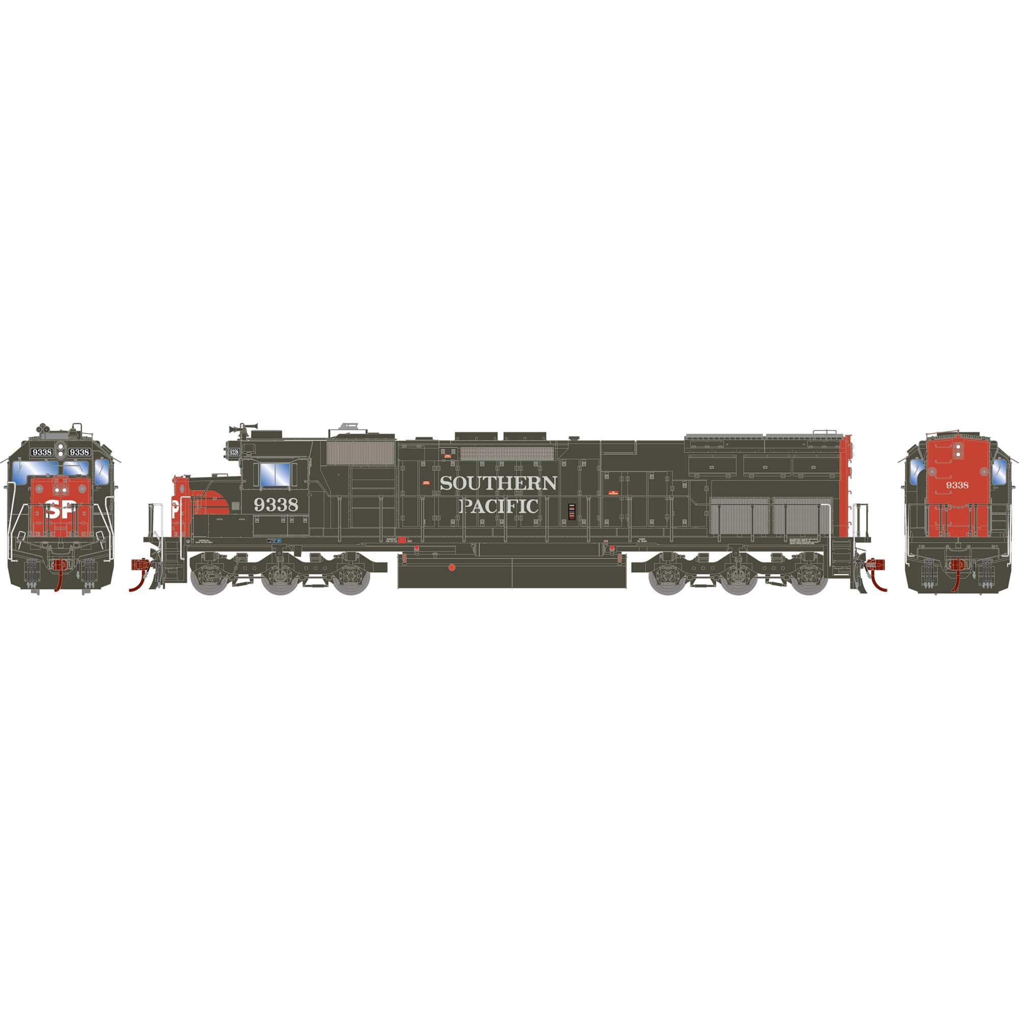 HO SD45T-2 Locomotive Southern Pacific #9338 (ATH86869)