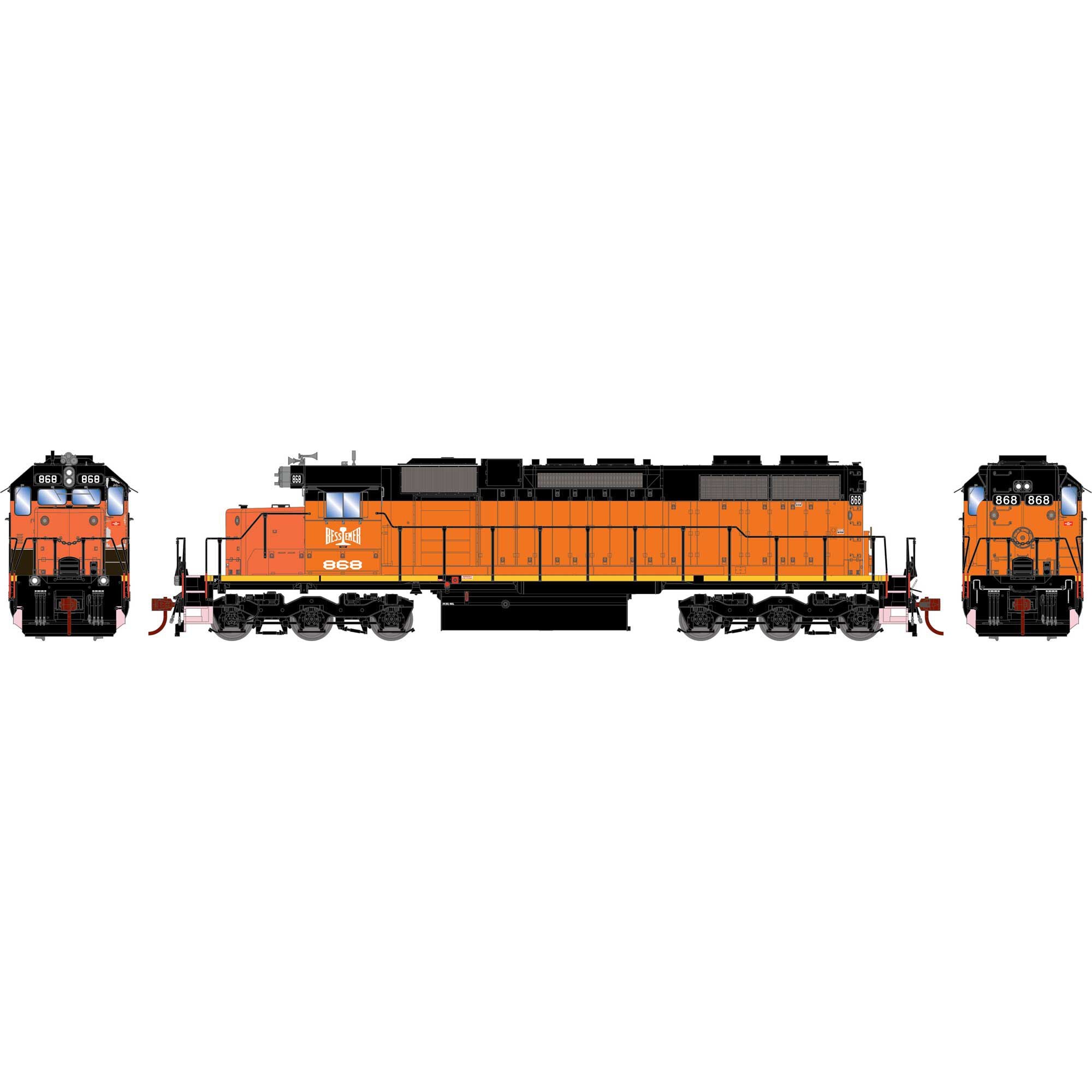 HO RTR SD38 Locomotive B&LE #868 (ATH88640)