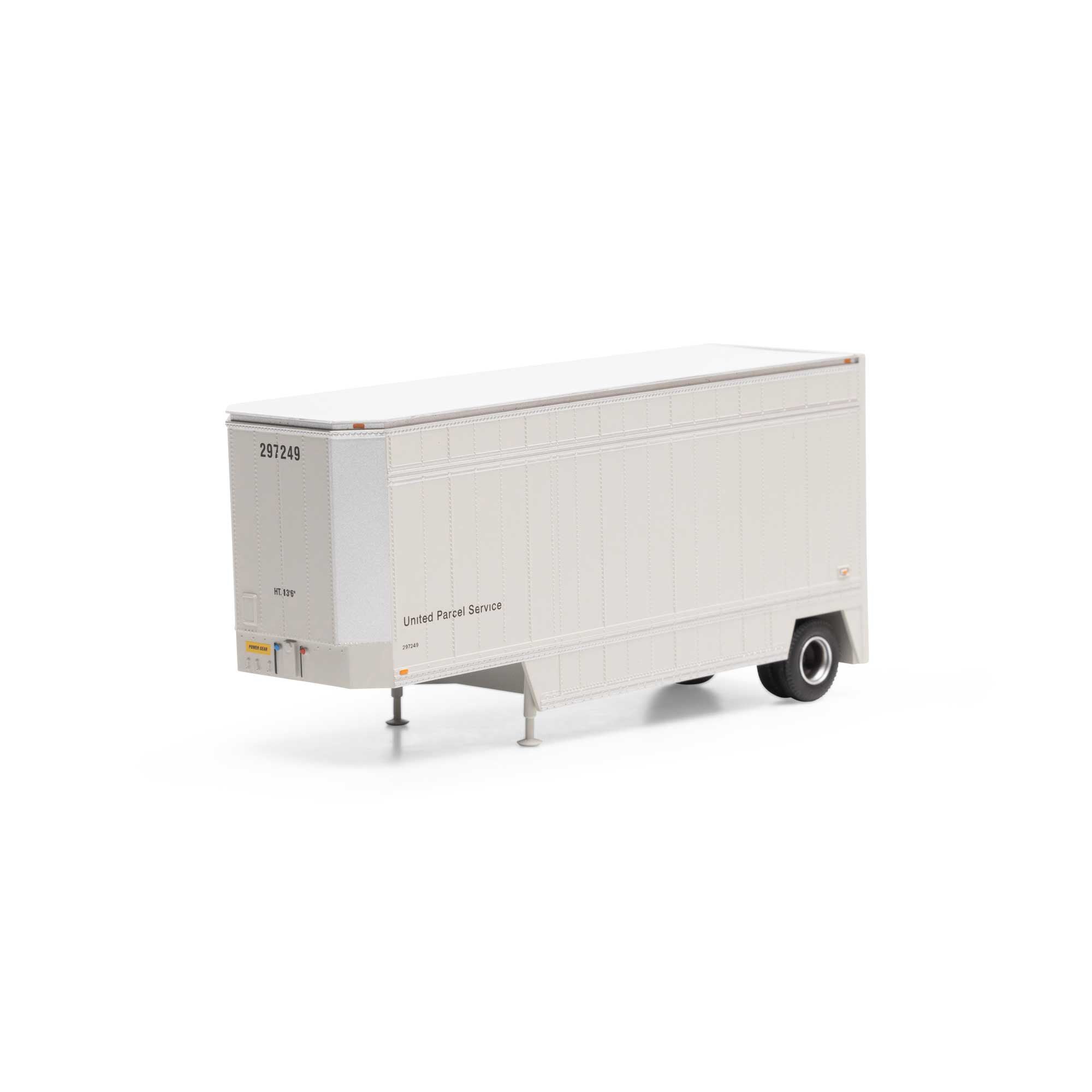 HO RTR 28' Drop Sill Trailer UPS No Shield (ATH90205)