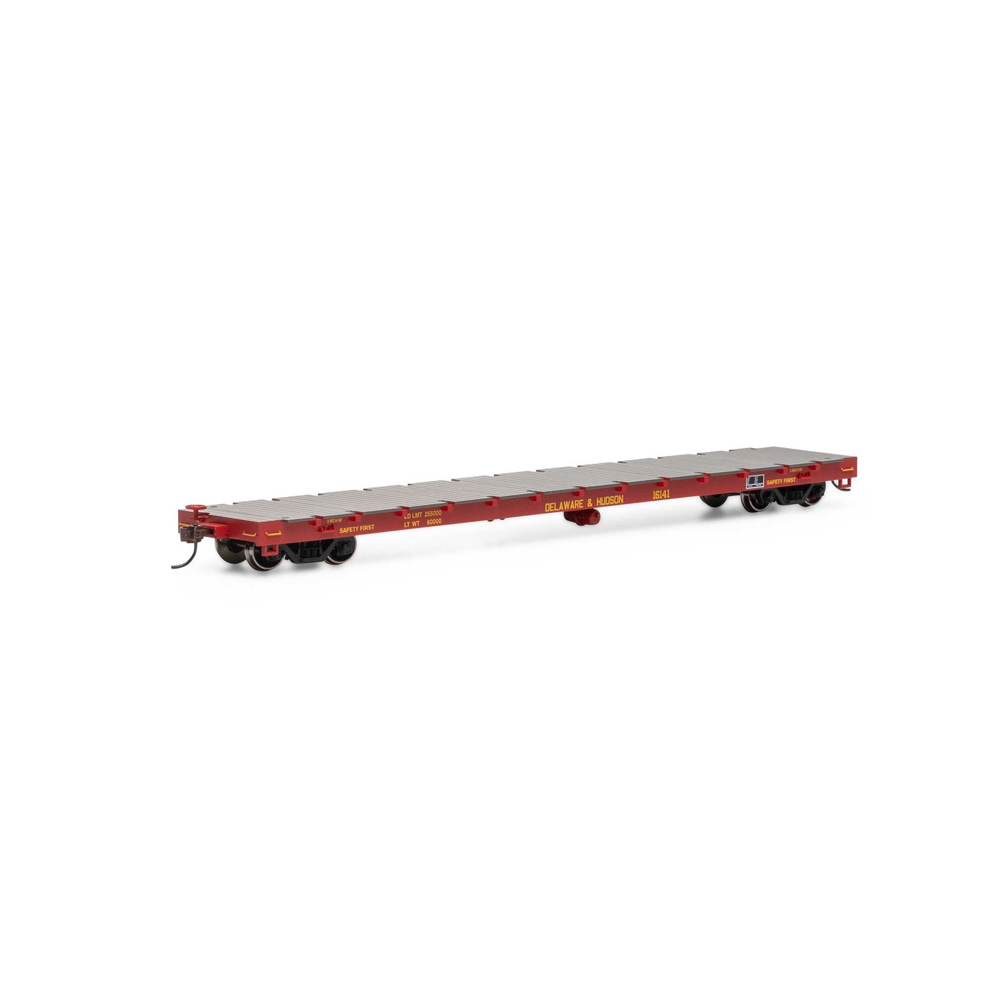 HO RTR 60' Flatcar D&H #16141 (ATH92686)