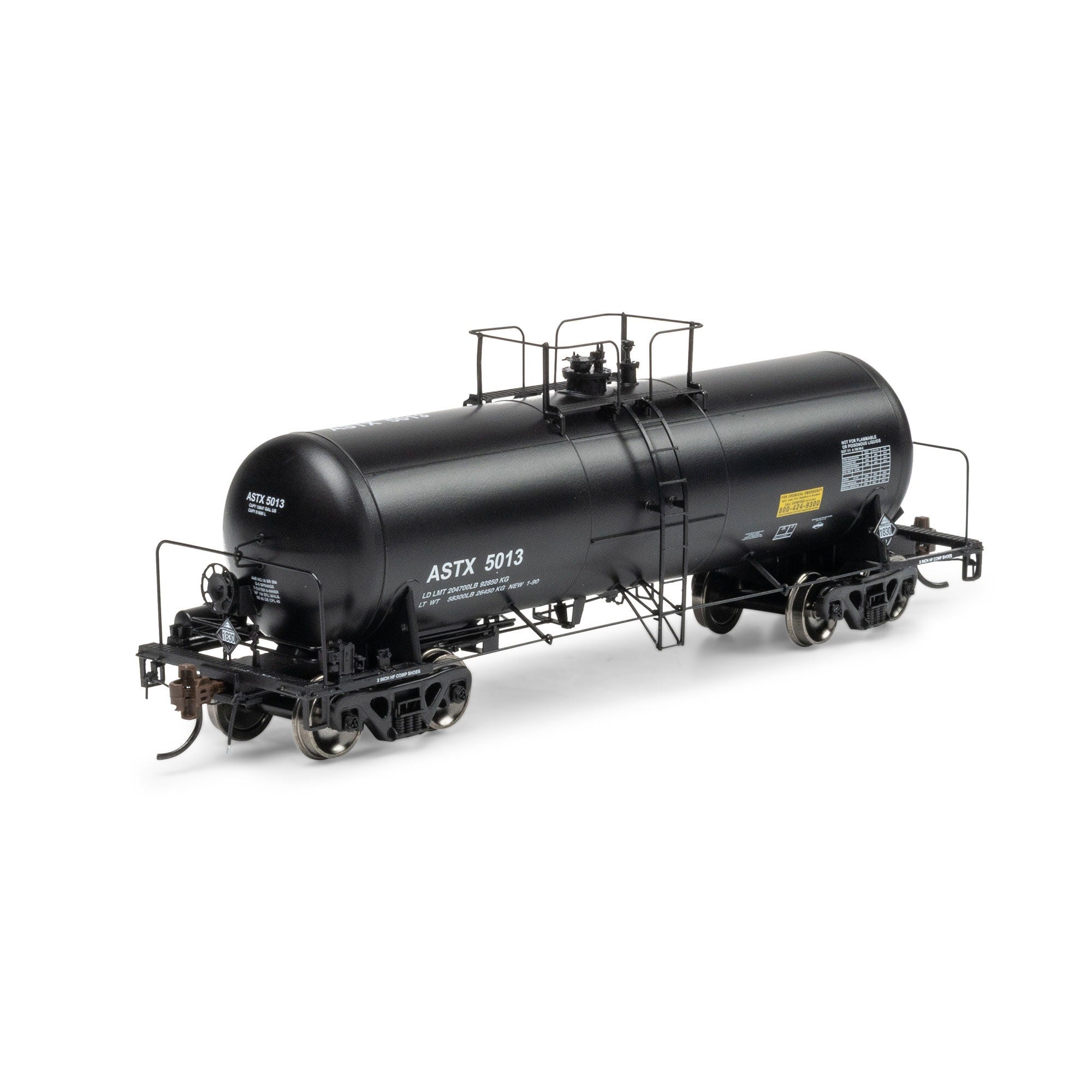 HO 13K Gallon Acid Tank Car ASTX #5013 (ATHG-1438)