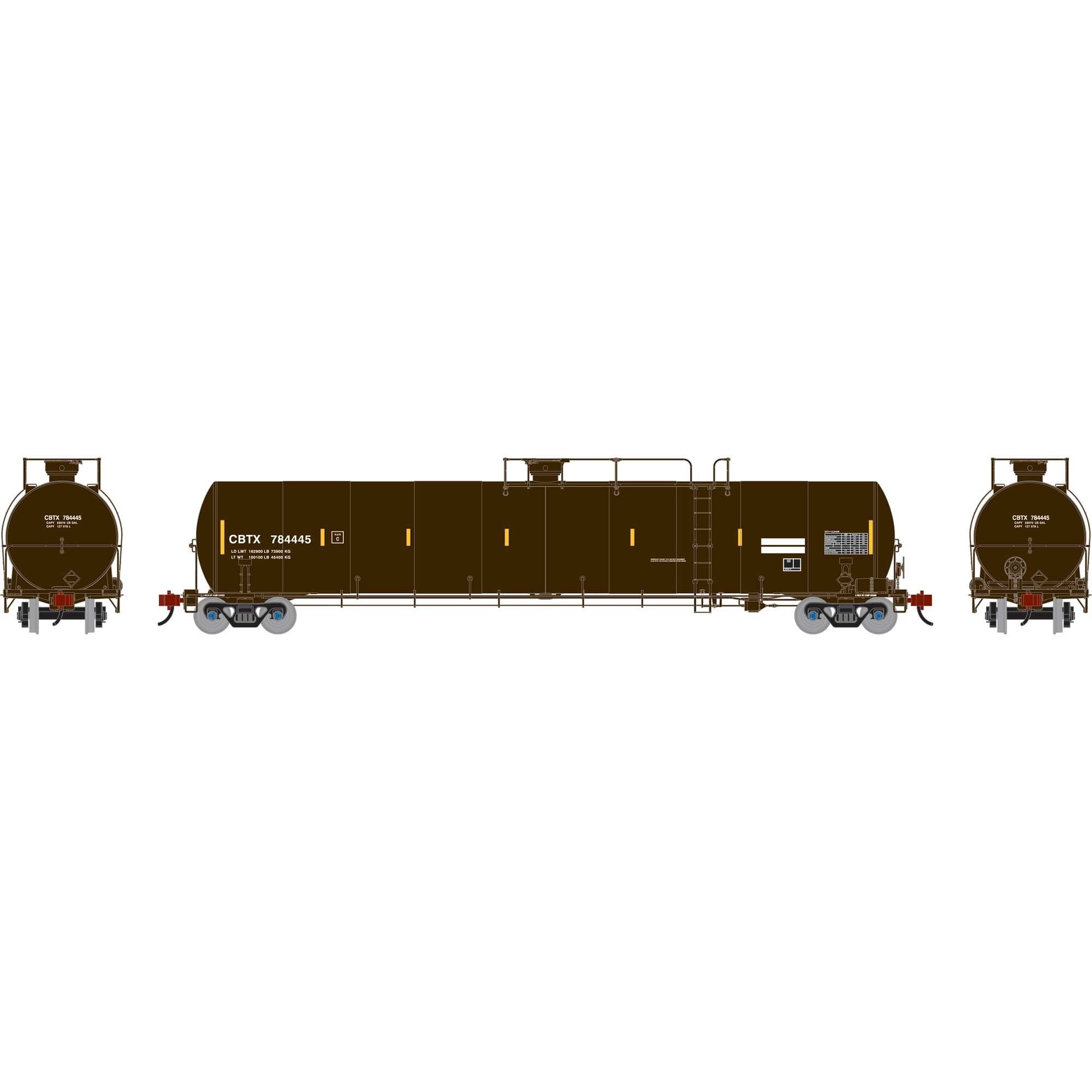 HO UTC 33K LPG Tank Car Late CBTX 784445 (ATHG-1521)