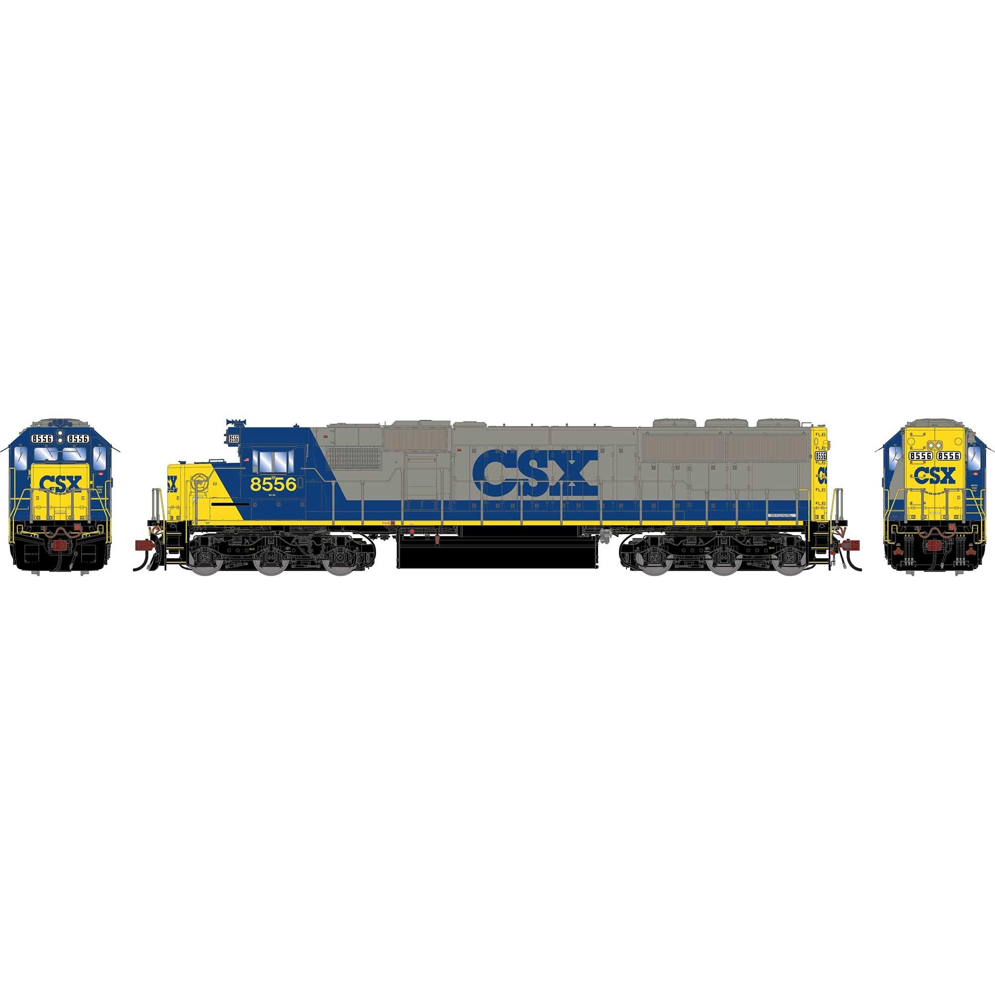 HO GEN SD50 Locomotive with DCC and Sound, CSXT YN2 #8556 (ATHG-1857)