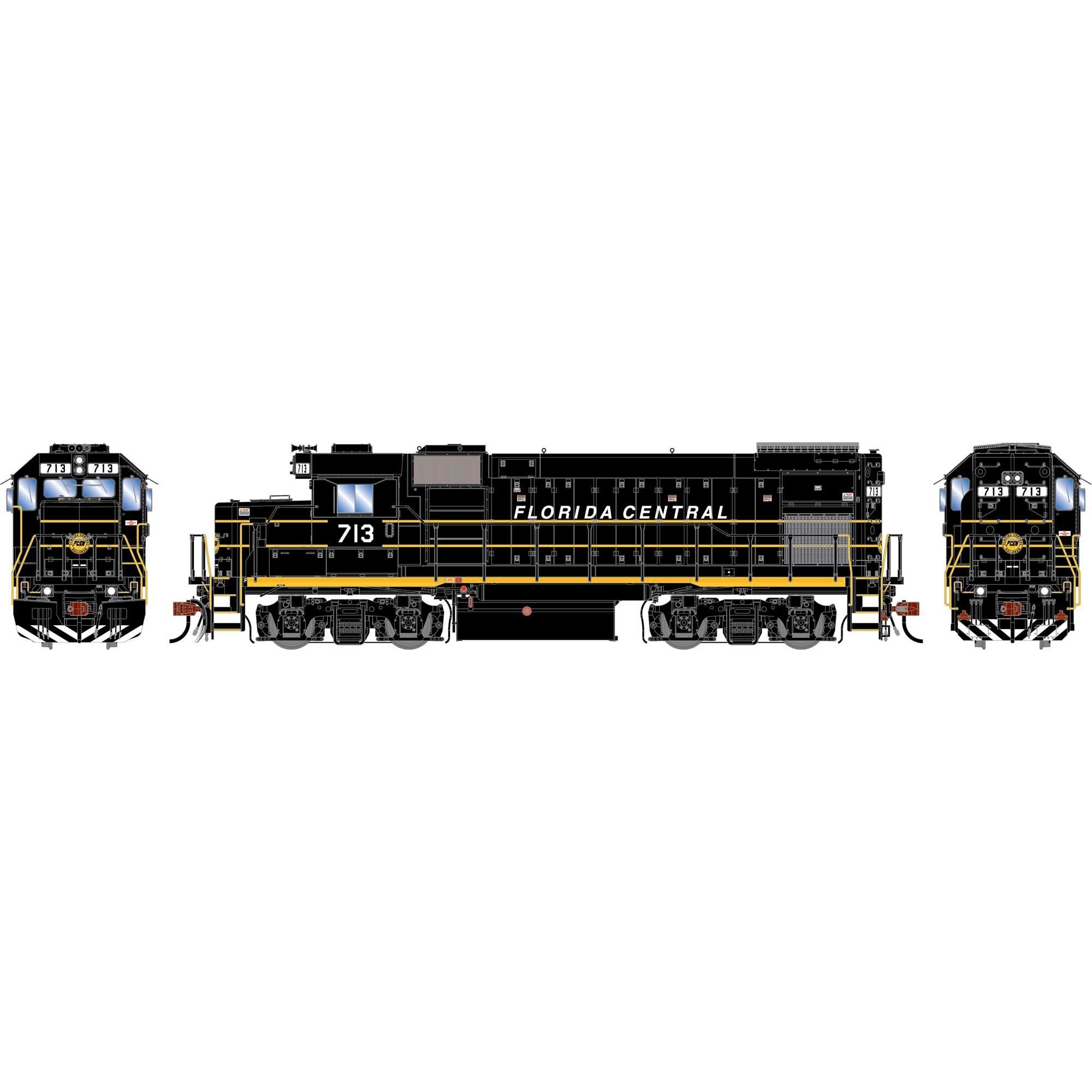 HO GEN GP15-1 Locomotive FCEN #713 (ATHG-1880)
