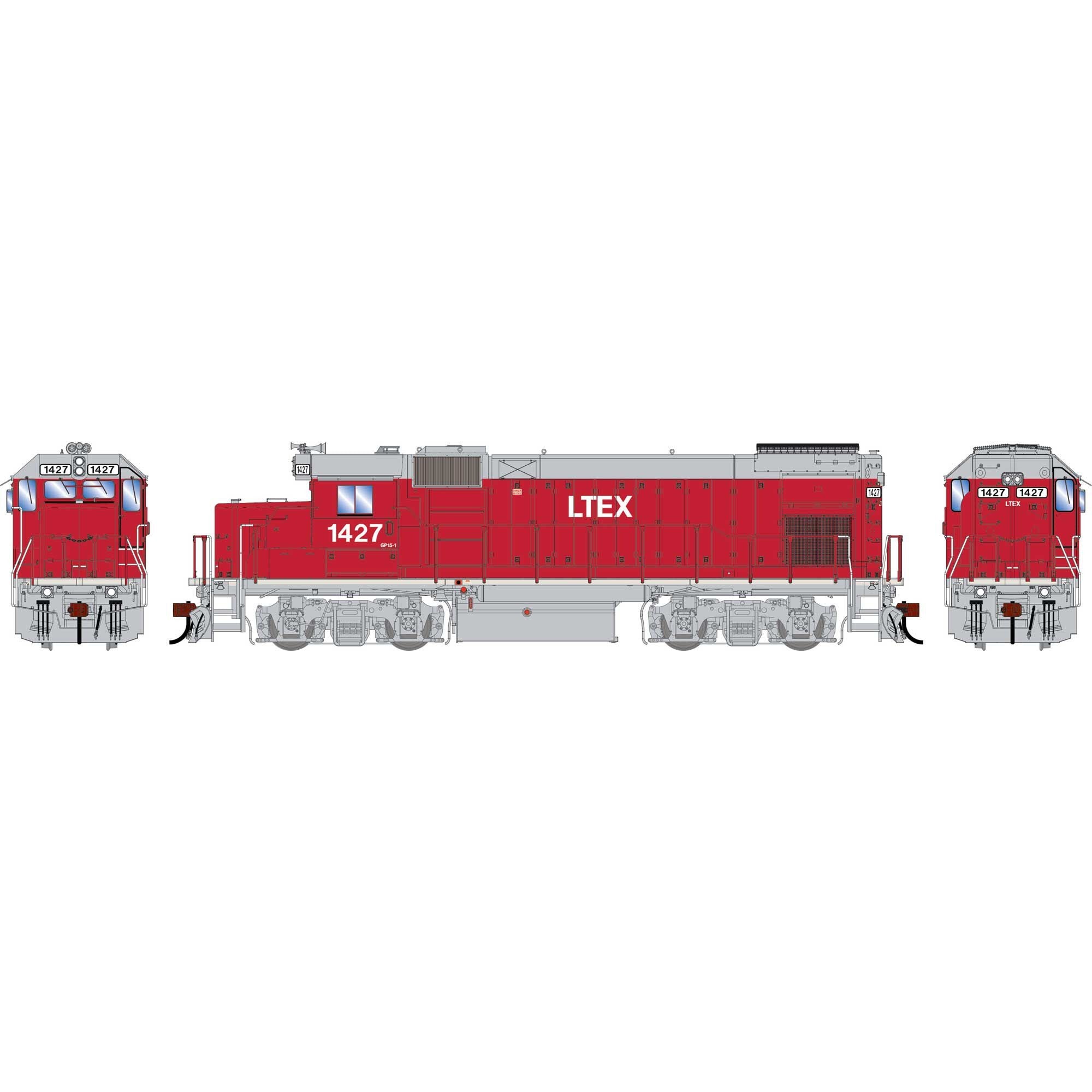 HO GEN GP15-1 Locomotive with DCC and SOUND LTEX #1427 (ATHG-1898)