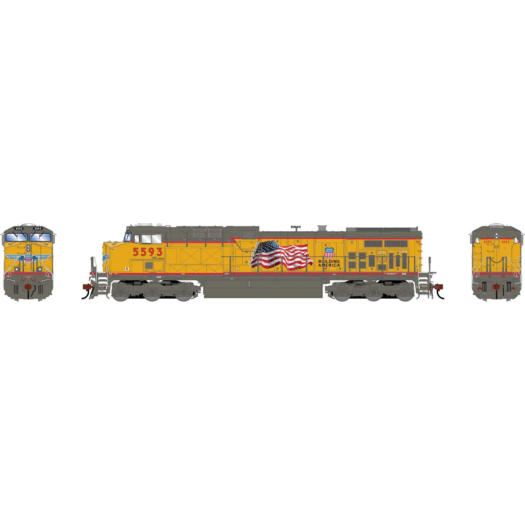HO GEN AC4400CW Locomotive UP #5593 (ATHG-2042)