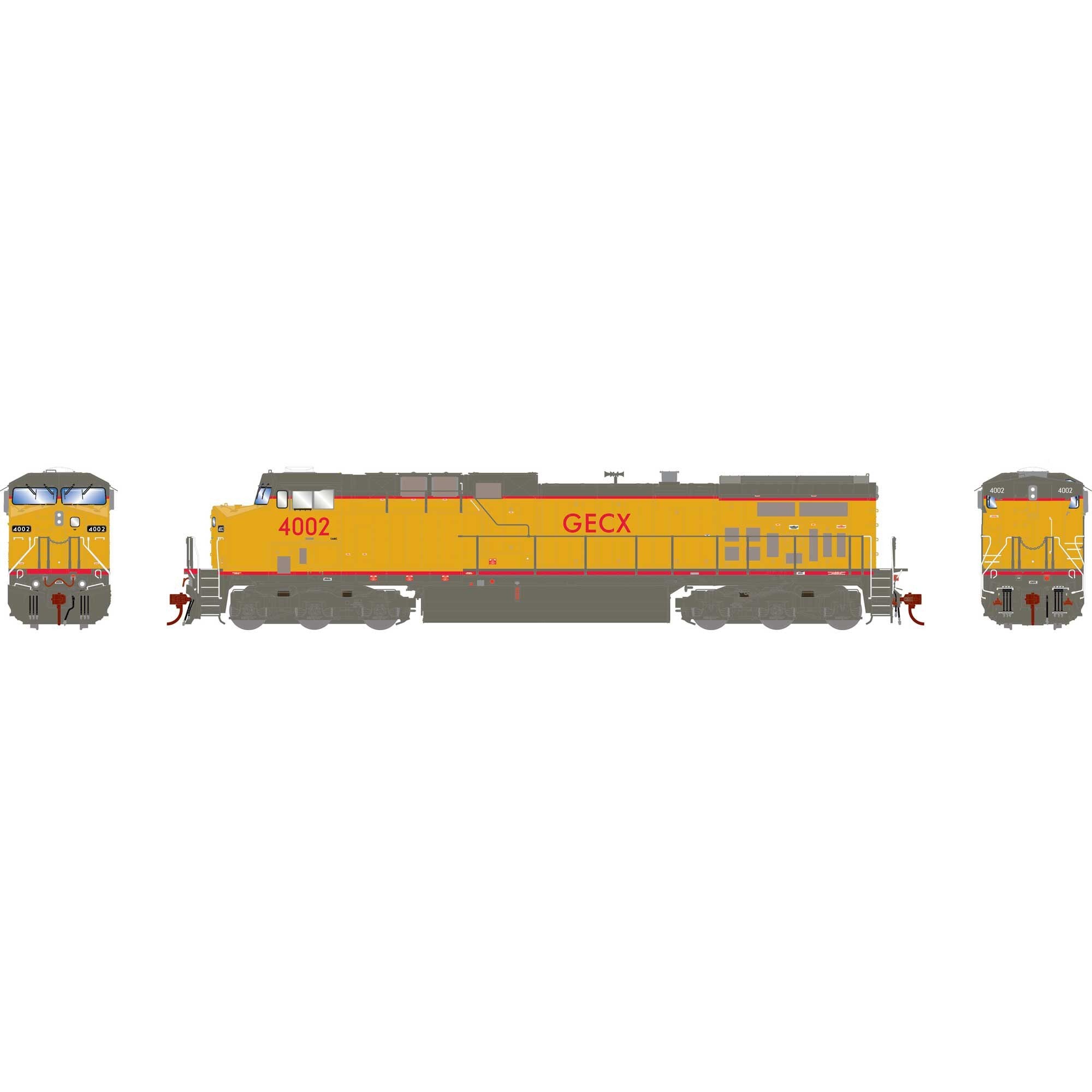 HO GEN AC4400CW Locomotive with DCC & Sound, GECX #4002 (ATHG-2072)