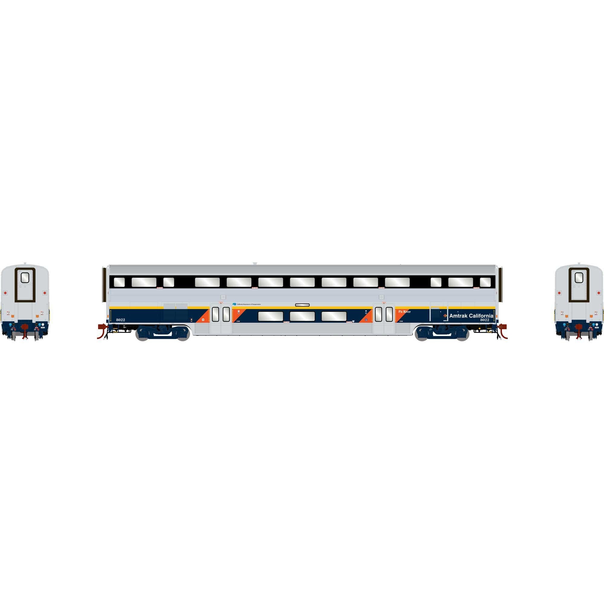 HO M-K California Coach with Lights, CDTX #8022 (ATHG24414)