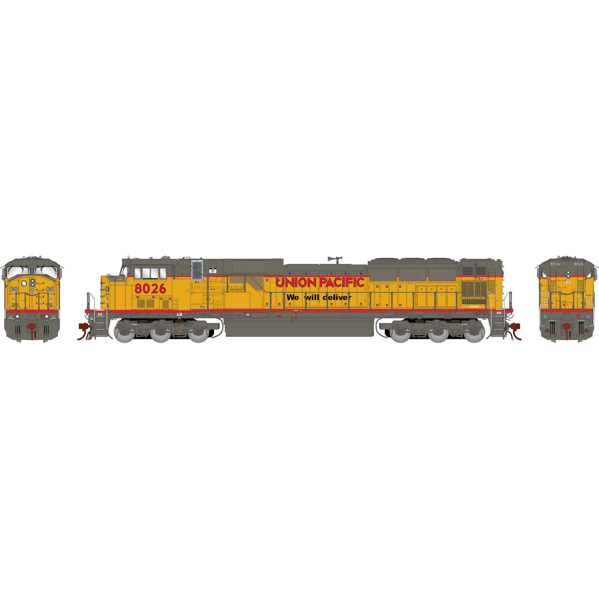 HO EMD SD9043MAC Locomotive UP #8026 (ATHG27277)