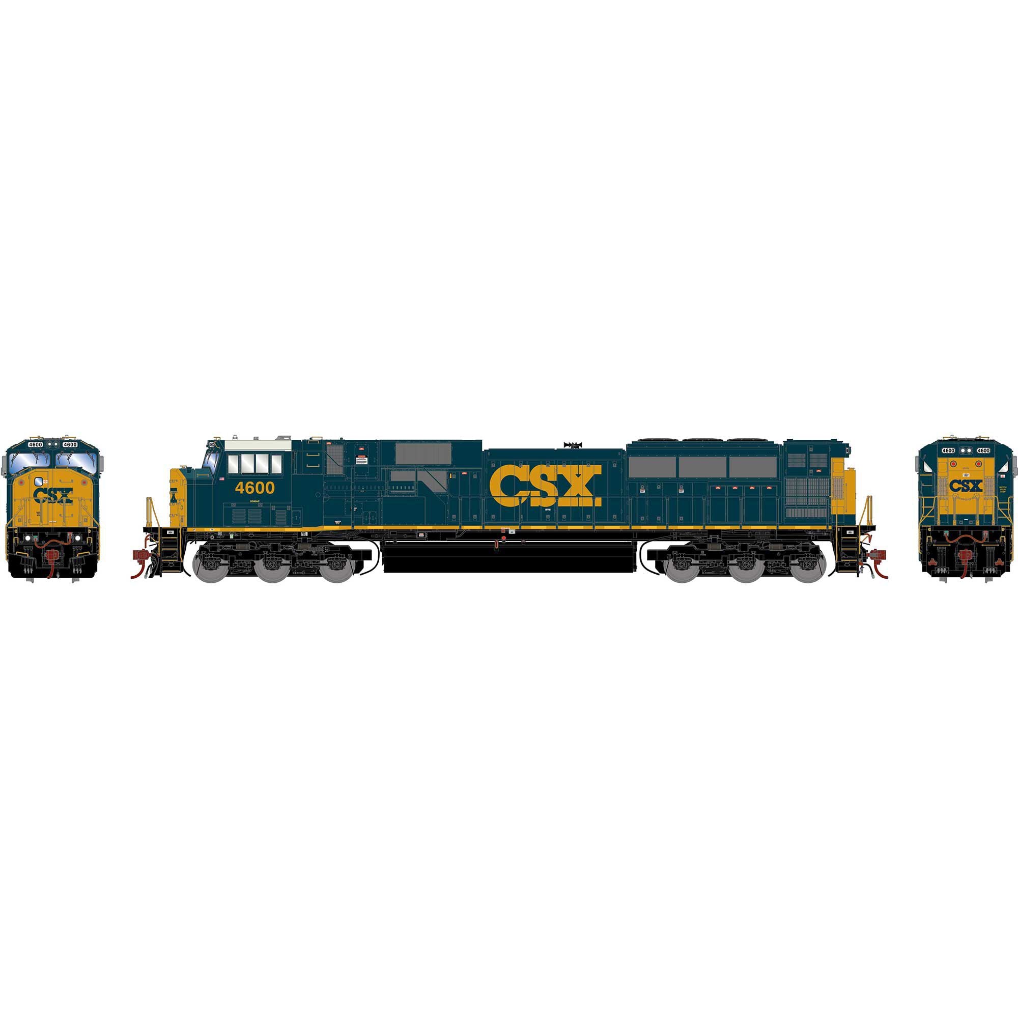 HO G2 SD80MAC CSXT/YN3 #4600 Locomotive (ATHG28089)