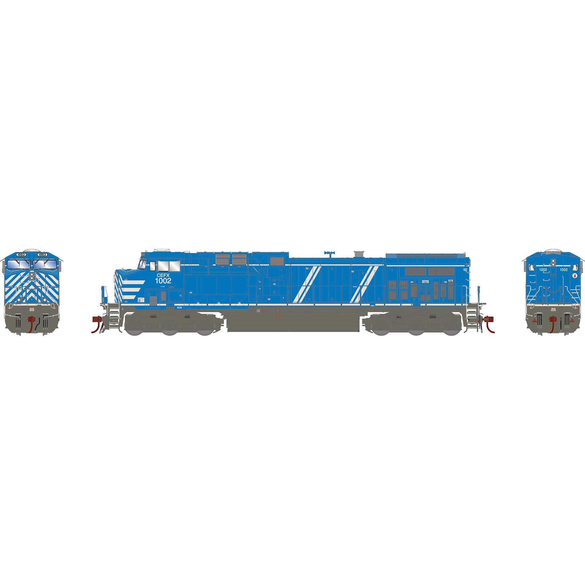 HO G2 AC4400CW Locomotive CEFX #1002 (ATHG31544)