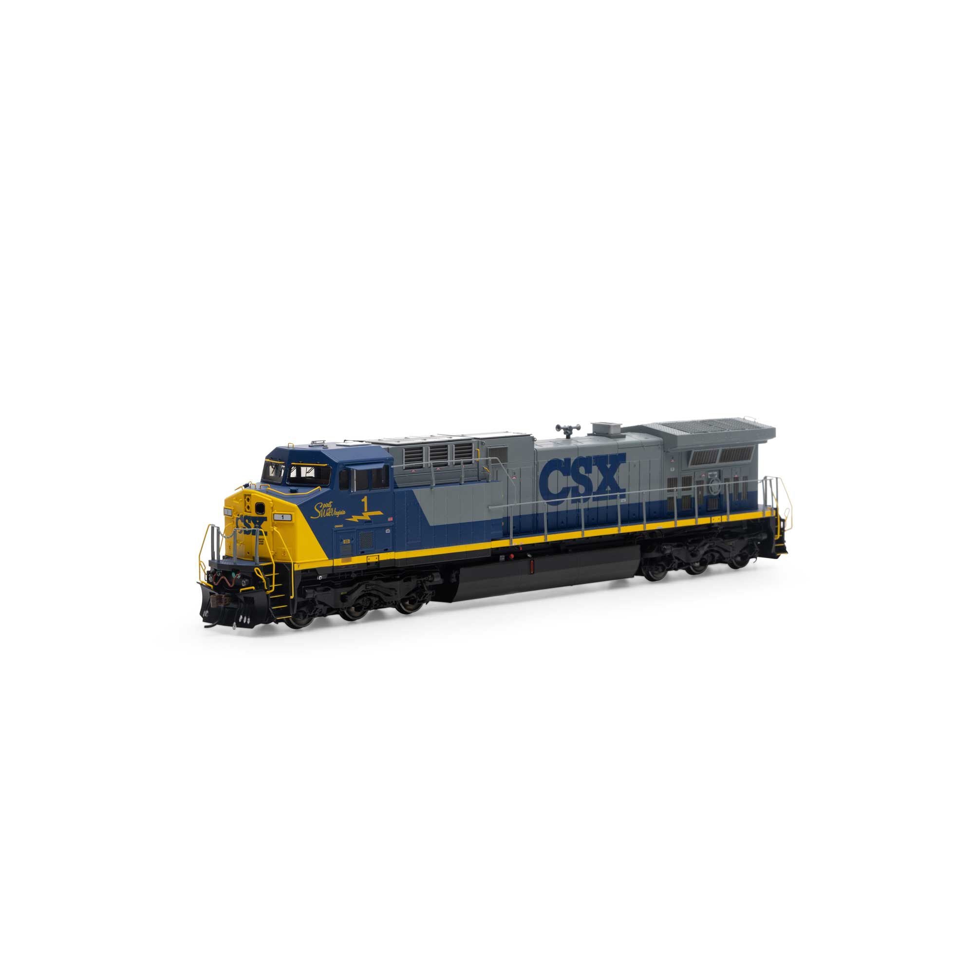 HO G2 AC4400CW DCC & Sound Locomotive CSX #1 (ATHG31650)
