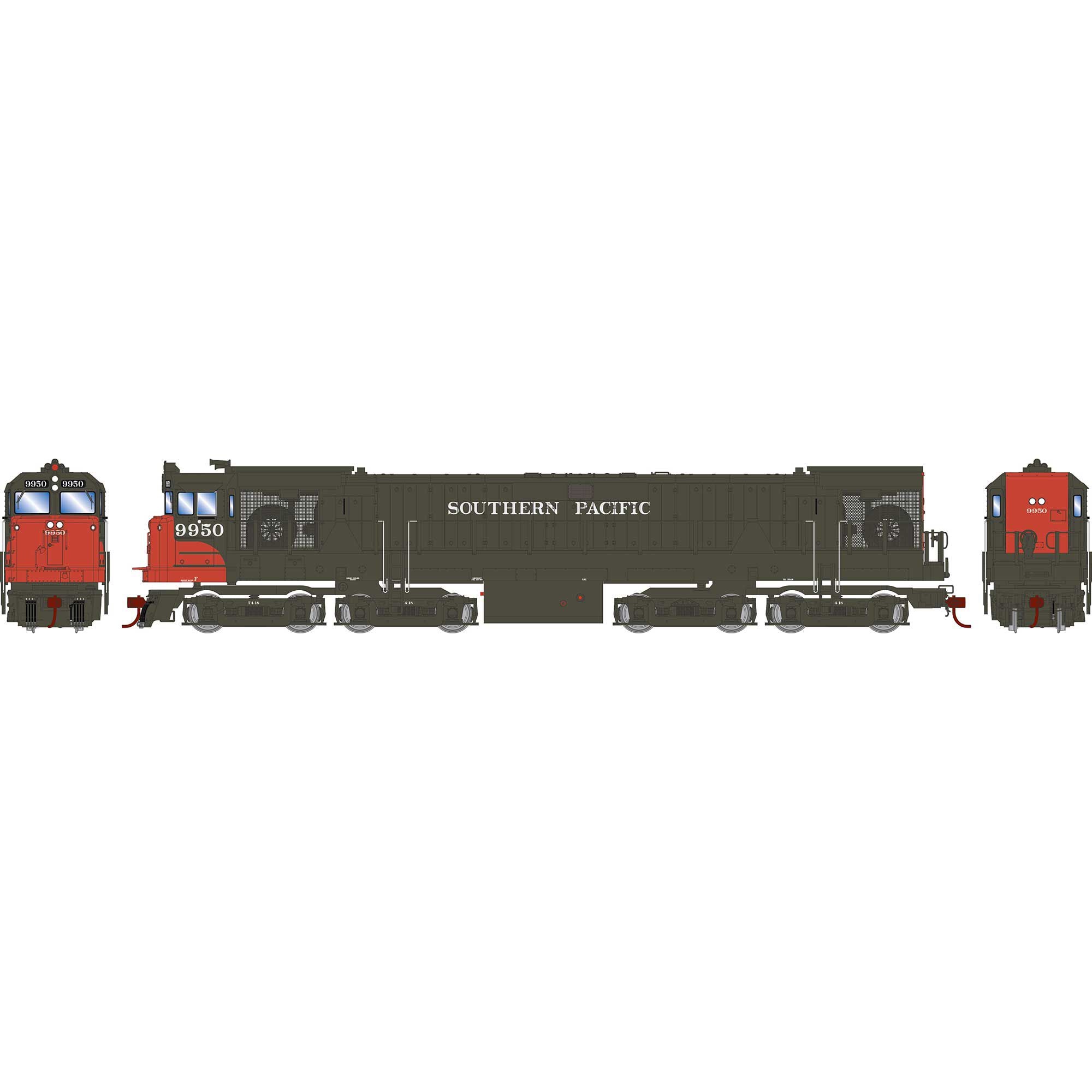 HO U50 Locomotive SP #9950 (ATHG41078)