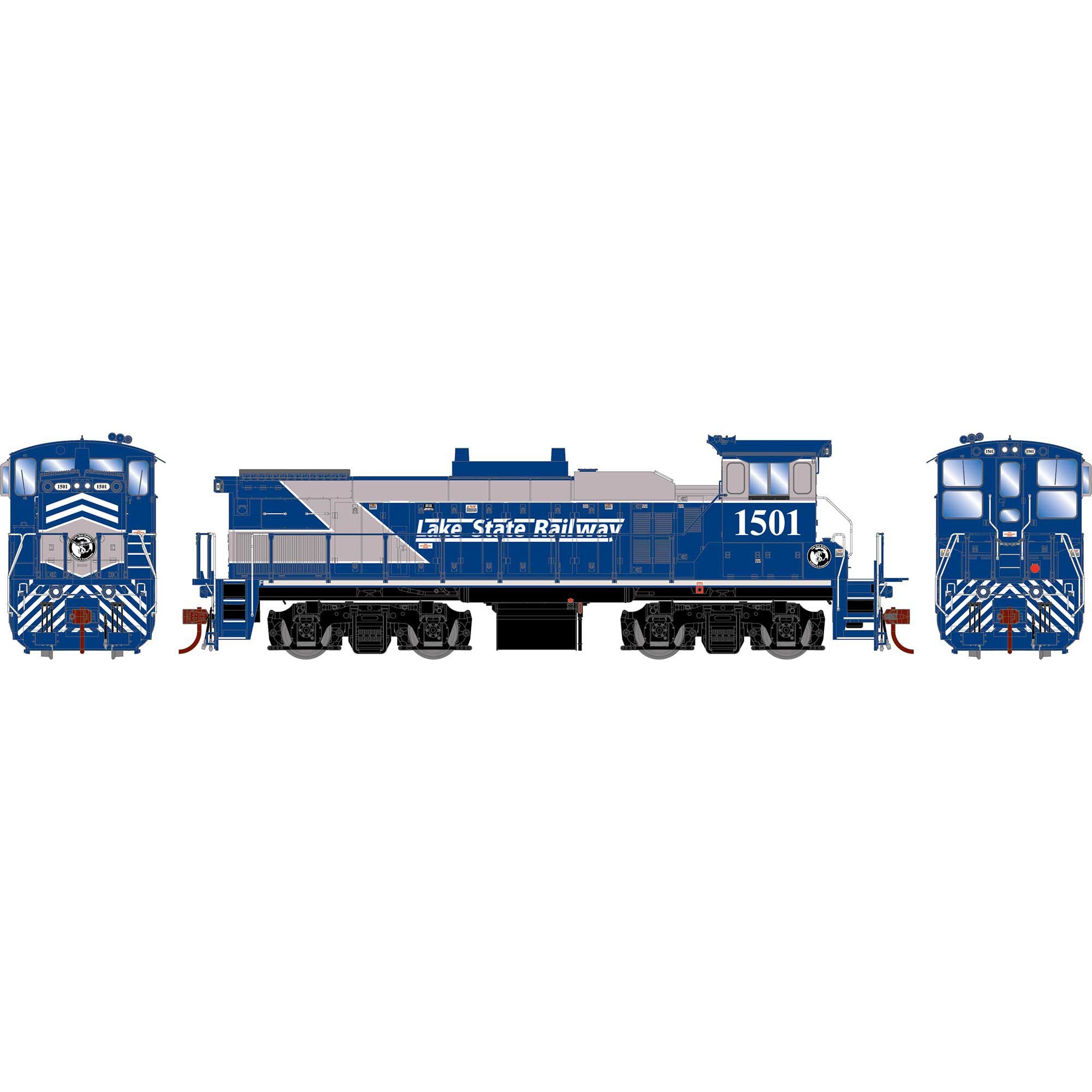 HO MP15AC with DCC and Sound LSRC 1501 Locomotive (ATHG74621)