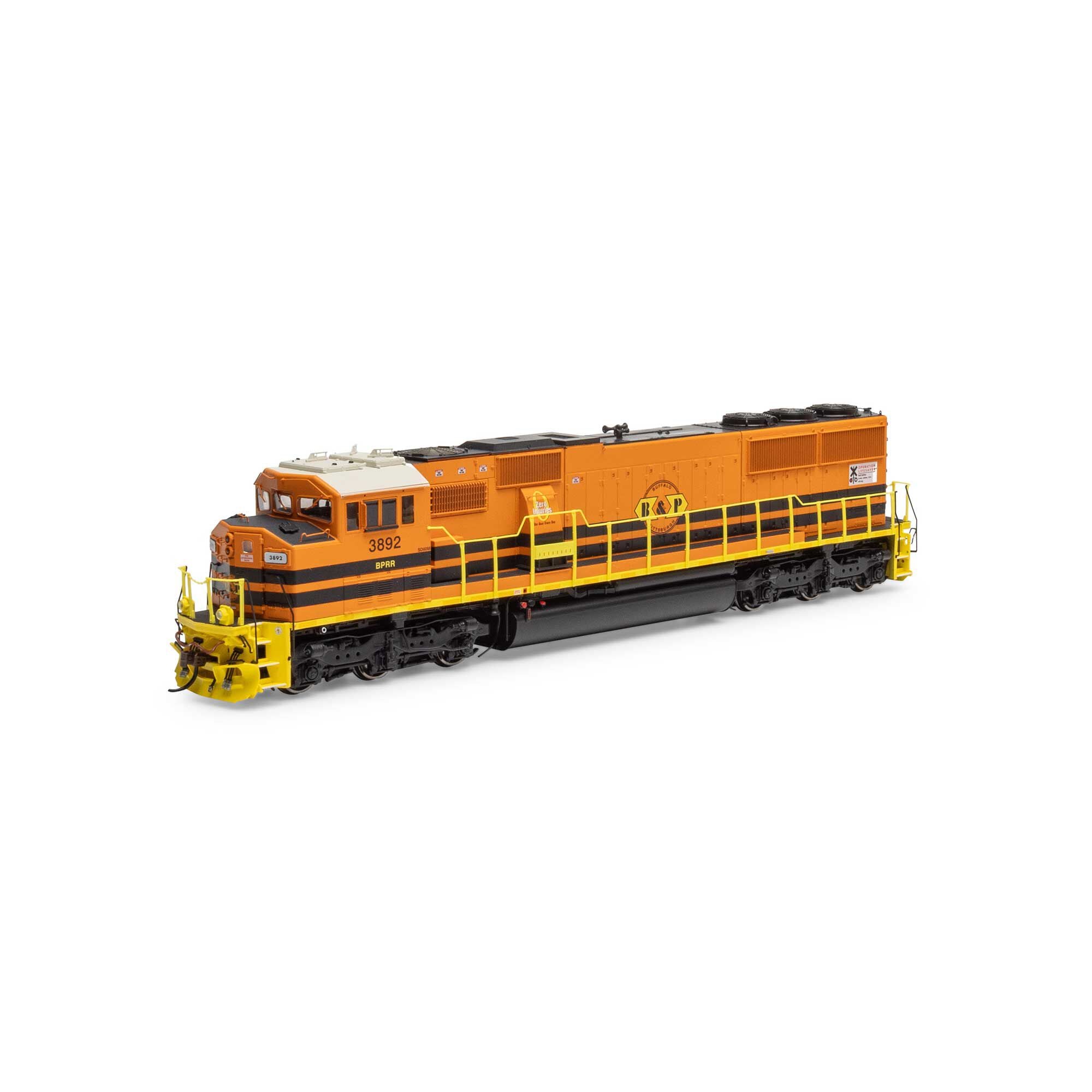HO SD60M Tri-Clops Locomotive with DCC and Sound, BPRR #3892 (ATHG75648)